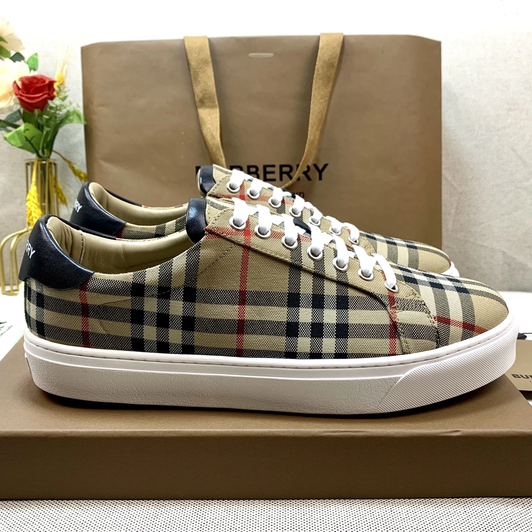 Women and Men B*urberry Top Sneaker Low CP 20230612- Flexible 6263