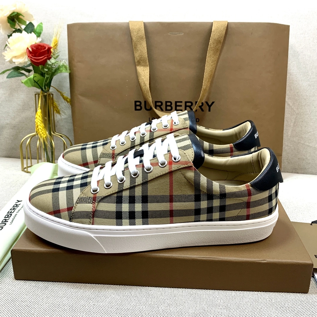 Women and Men B*urberry Top Sneaker Low CP 20230612- Flexible 6263