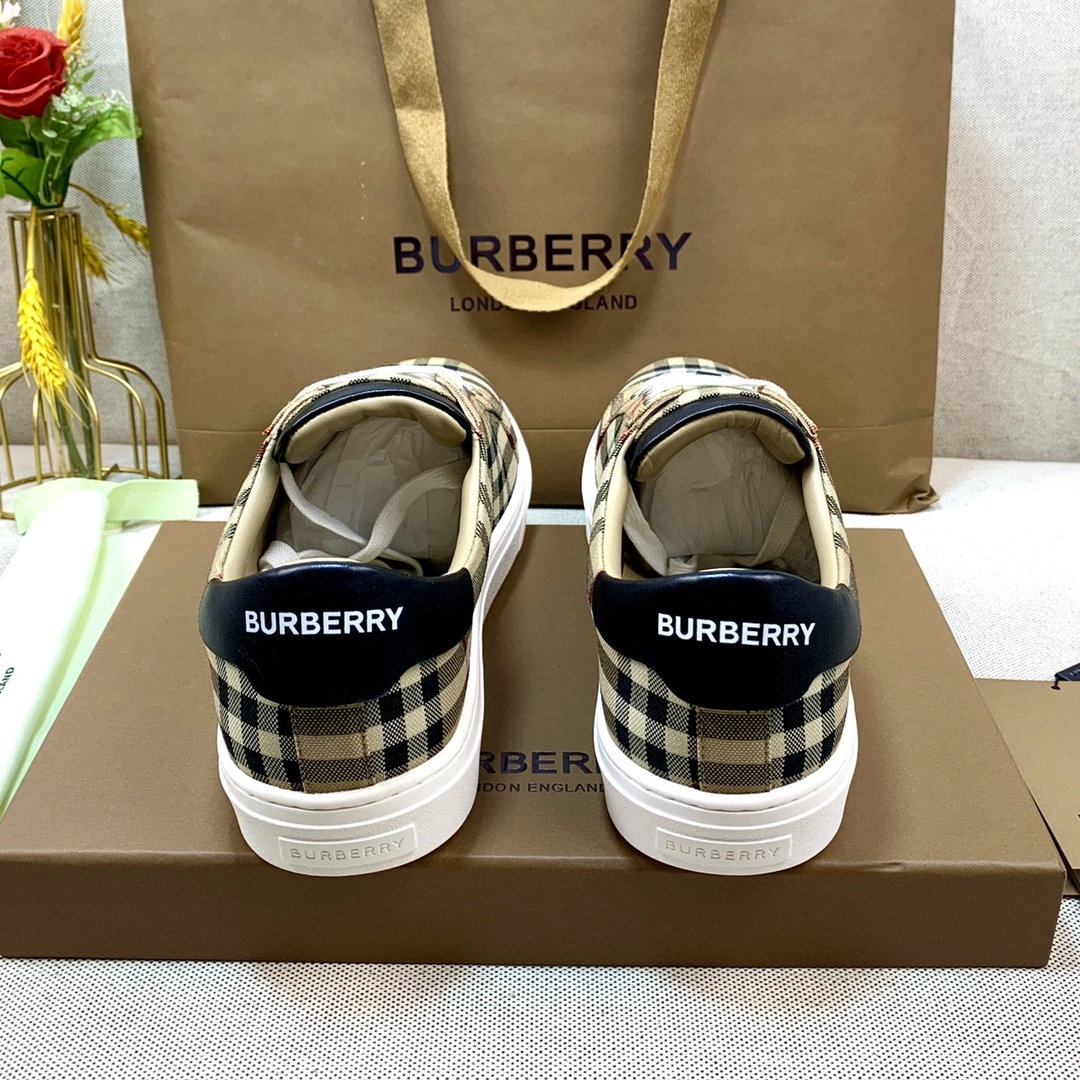 Women and Men B*urberry Top Sneaker Low CP 20230612- Flexible 6263