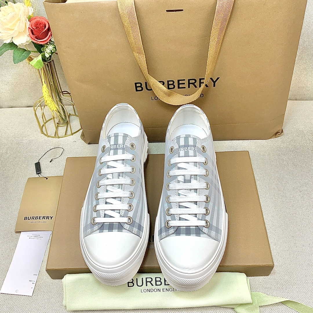 Women and Men B*urberry Top Sneaker Low CP 20230612- Packable 6262