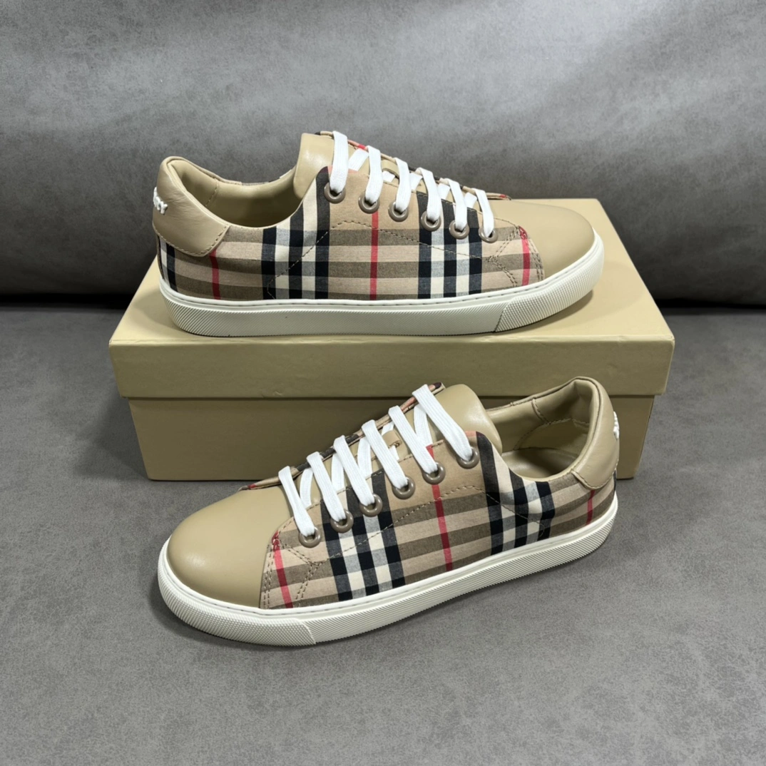 SmoothTexture Women and Men B*urberry Top Sneaker Low CP 20230613- 6237