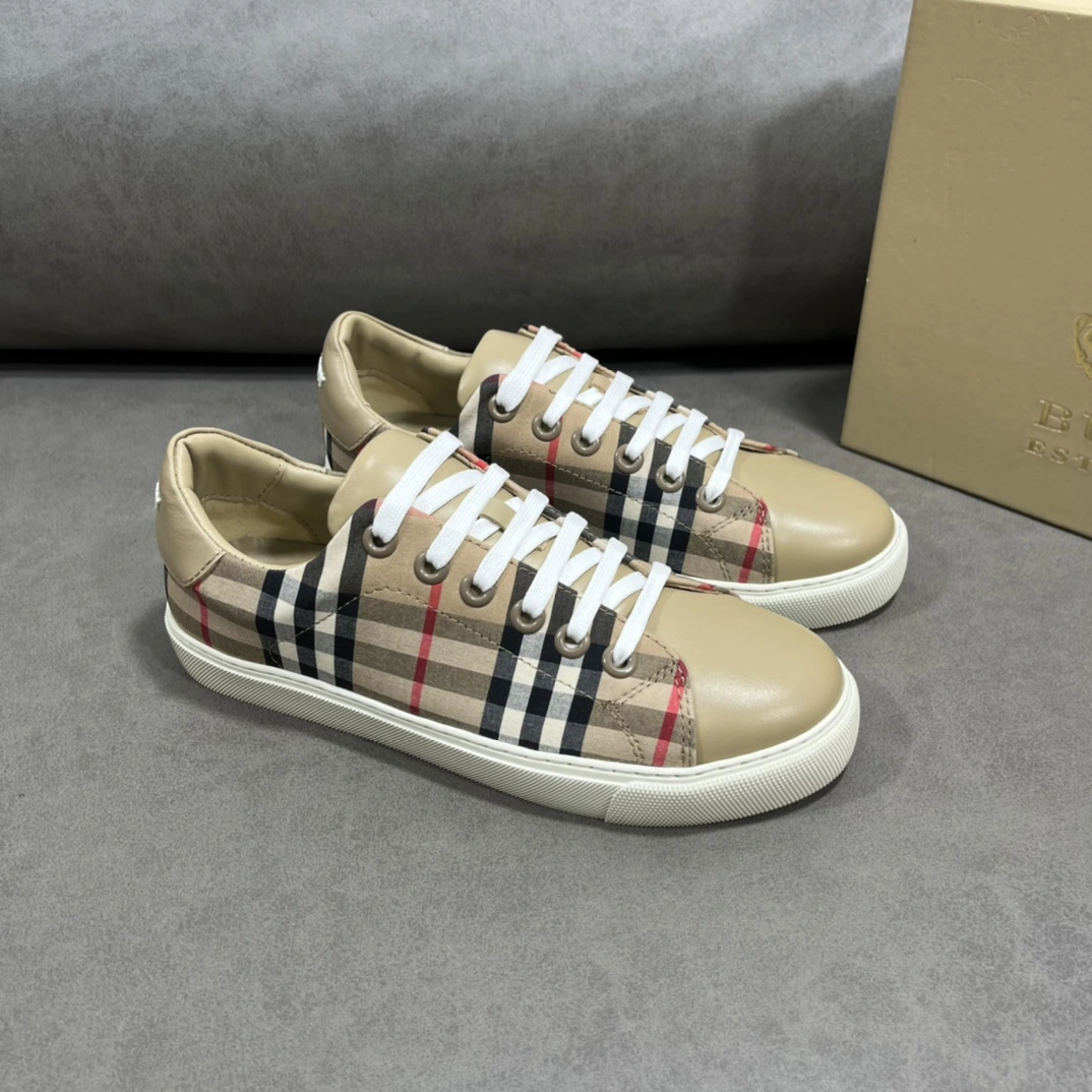 SmoothTexture Women and Men B*urberry Top Sneaker Low CP 20230613- 6237