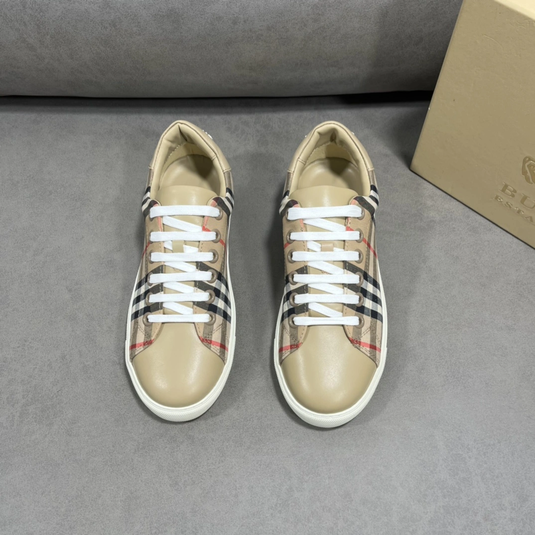 SmoothTexture Women and Men B*urberry Top Sneaker Low CP 20230613- 6237