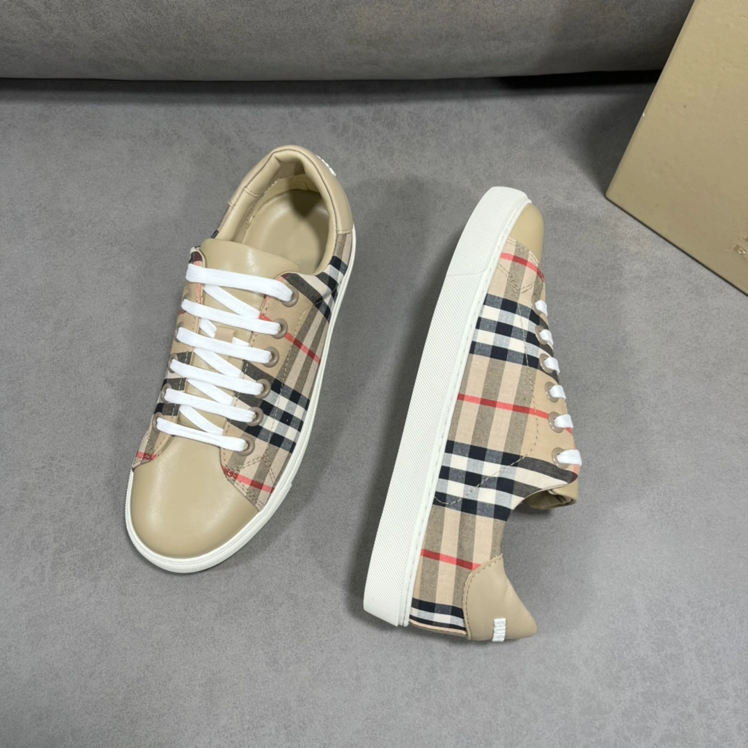 SmoothTexture Women and Men B*urberry Top Sneaker Low CP 20230613- 6237