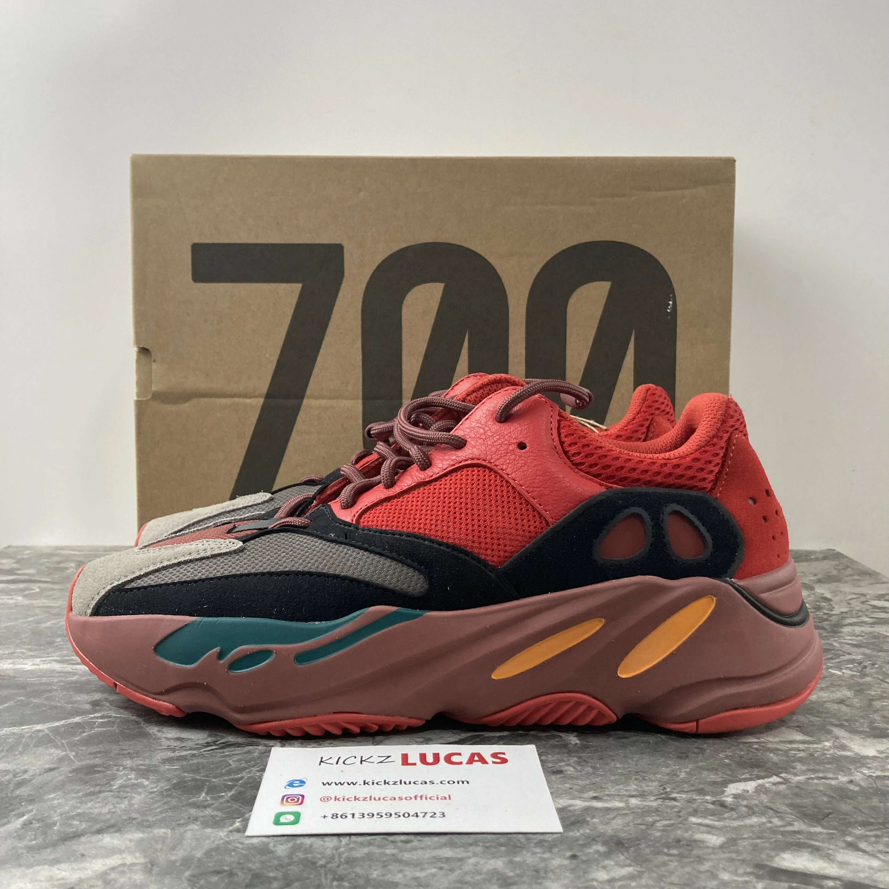 YEEZY BOOST 700 “Hi-Res Red” HQ Affordable 2720