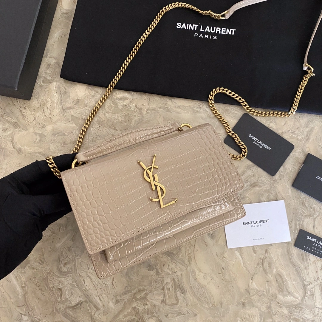 Y*SL Top Bag 19*14*5.4cm Modern 9240