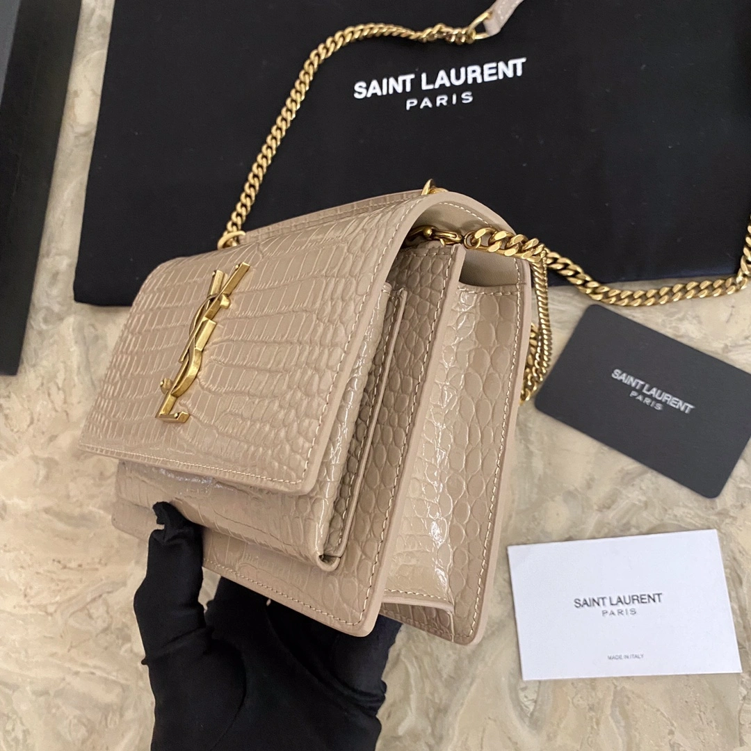 Y*SL Top Bag 19*14*5.4cm Modern 9240