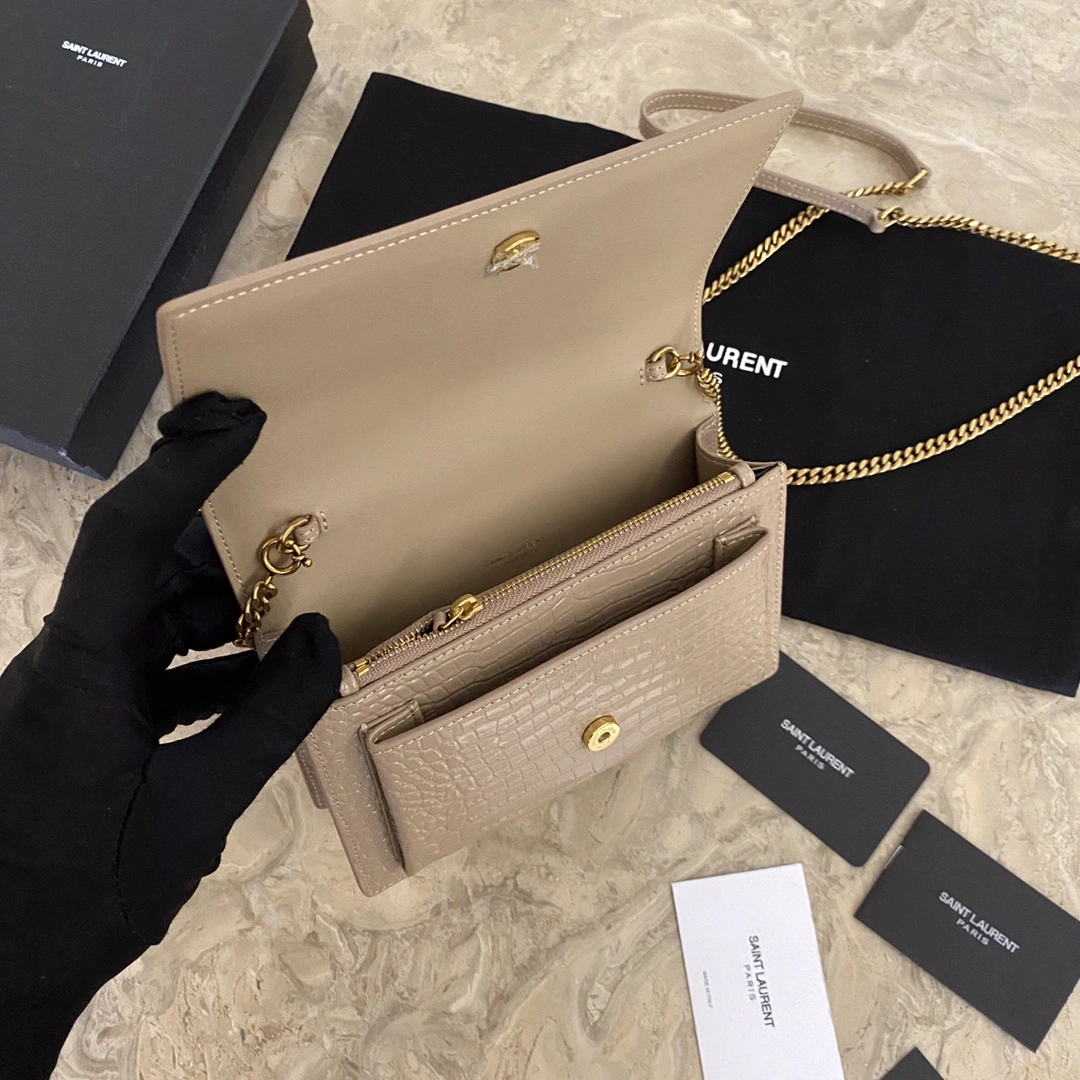 Y*SL Top Bag 19*14*5.4cm Modern 9240