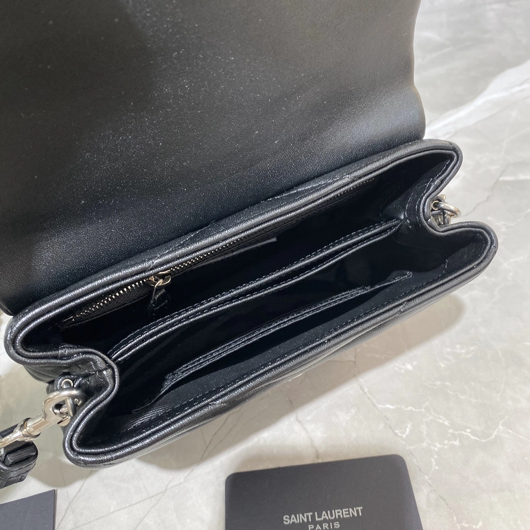 Y*SL Top Bag 20×14×7cm Trendy 9225