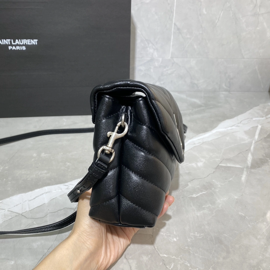 Y*SL Top Bag 20×14×7cm Trendy 9225