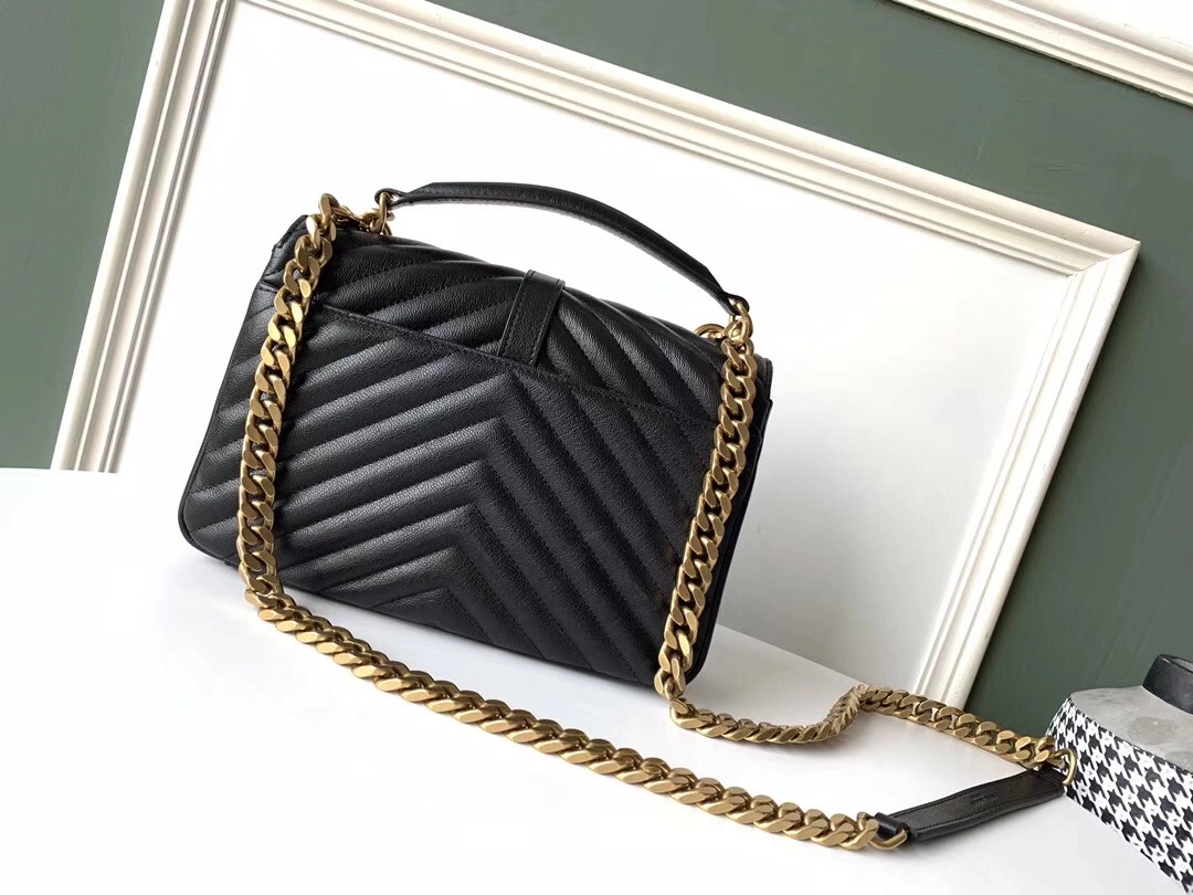 Y*SL Top Bag 24X17X6Cm Practical 9228