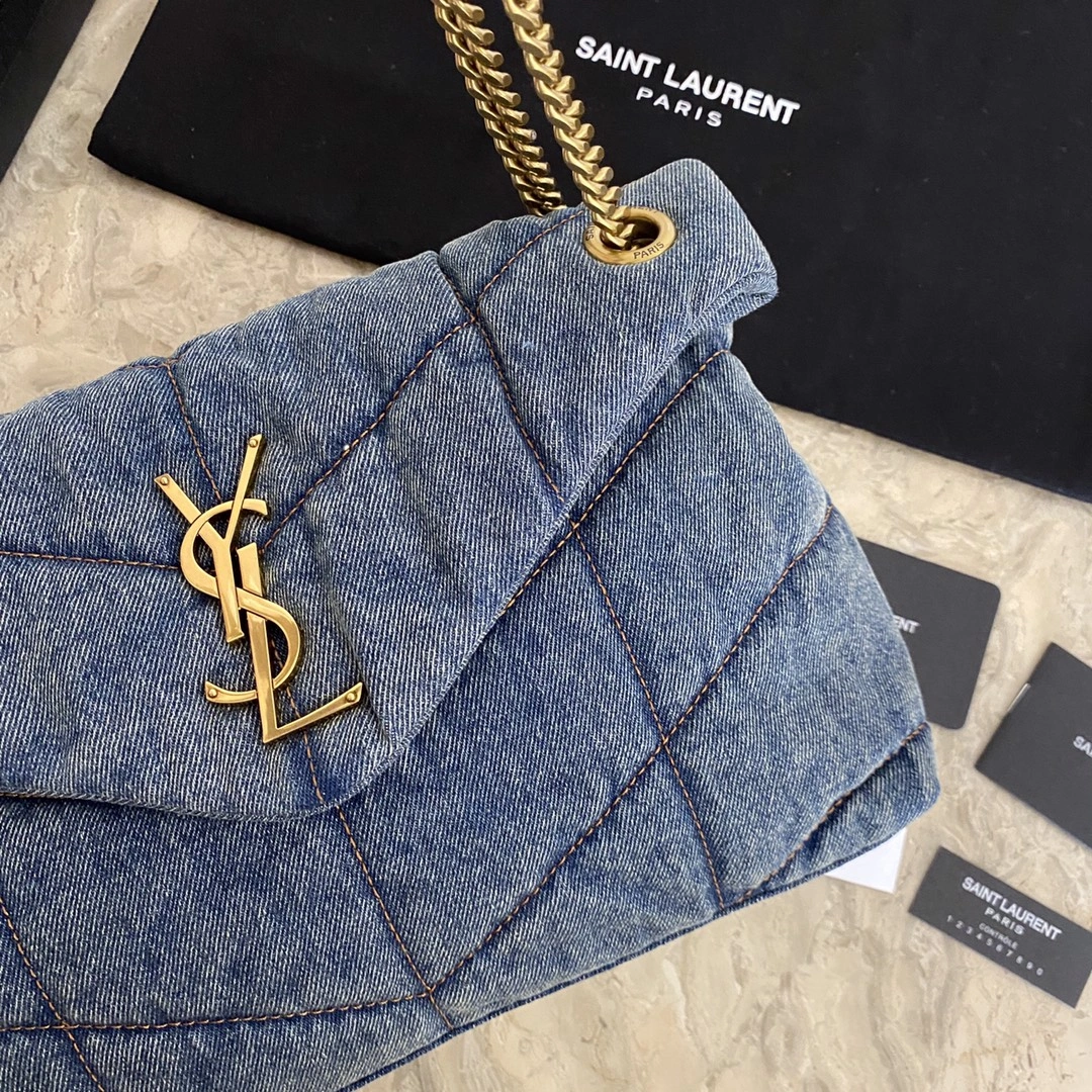 Y*SL Top Bag 29x17x11cm Breathable 9242