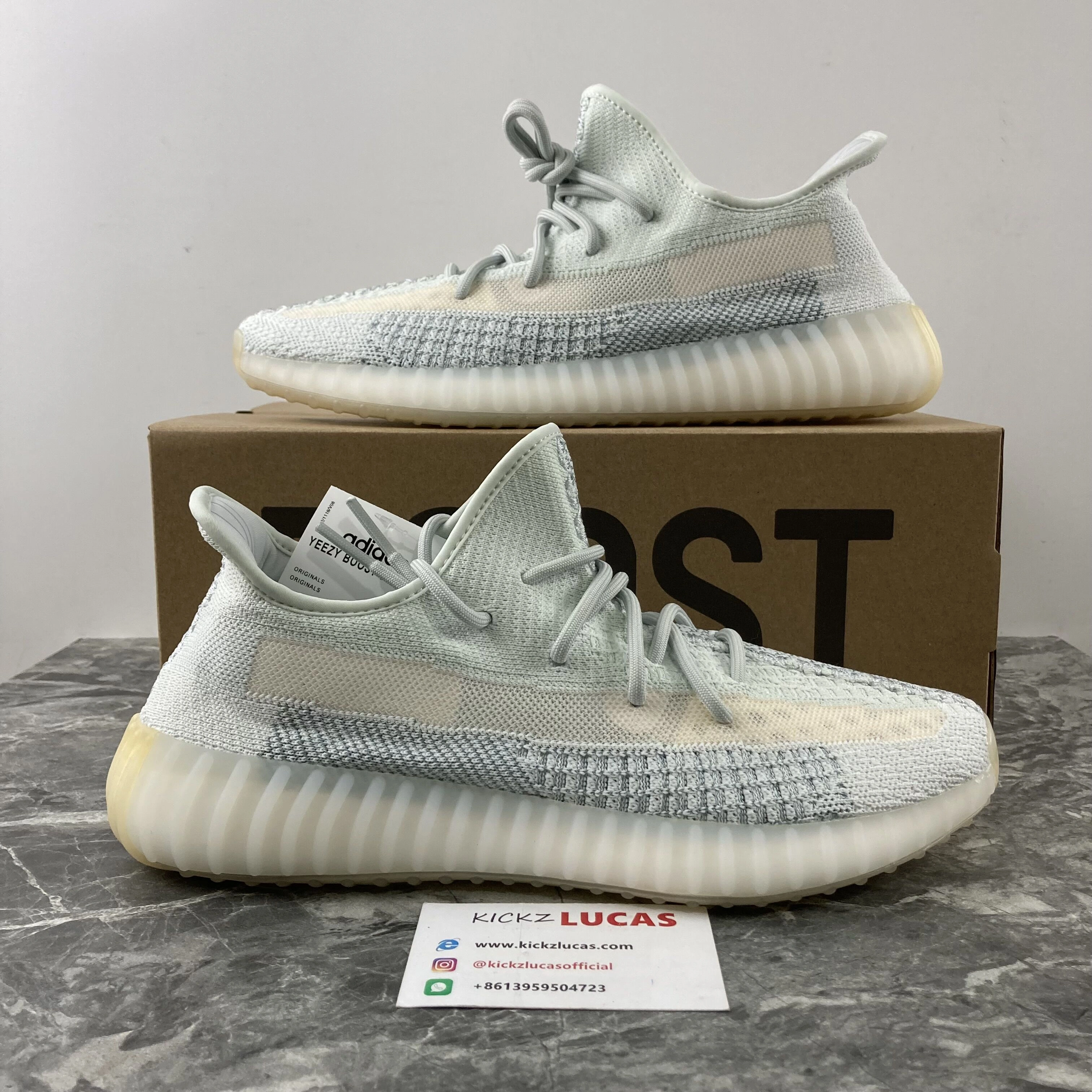 Popular Yeezy 350 Boost V2 Cloud White Non-Reflective FW 2666