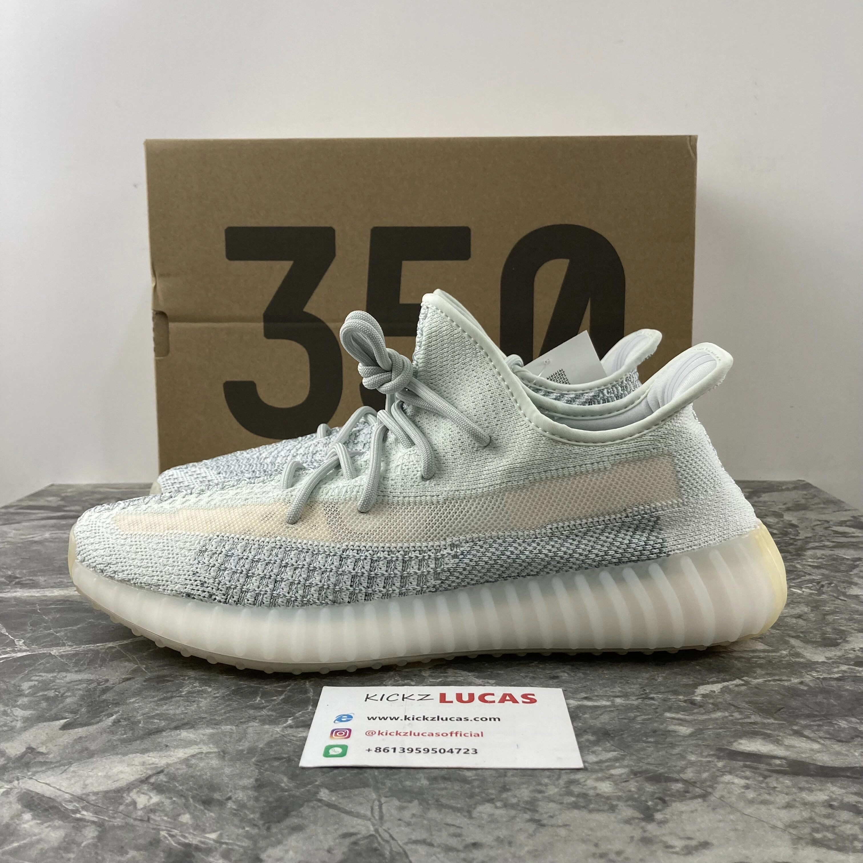 Popular Yeezy 350 Boost V2 Cloud White Non-Reflective FW 2666