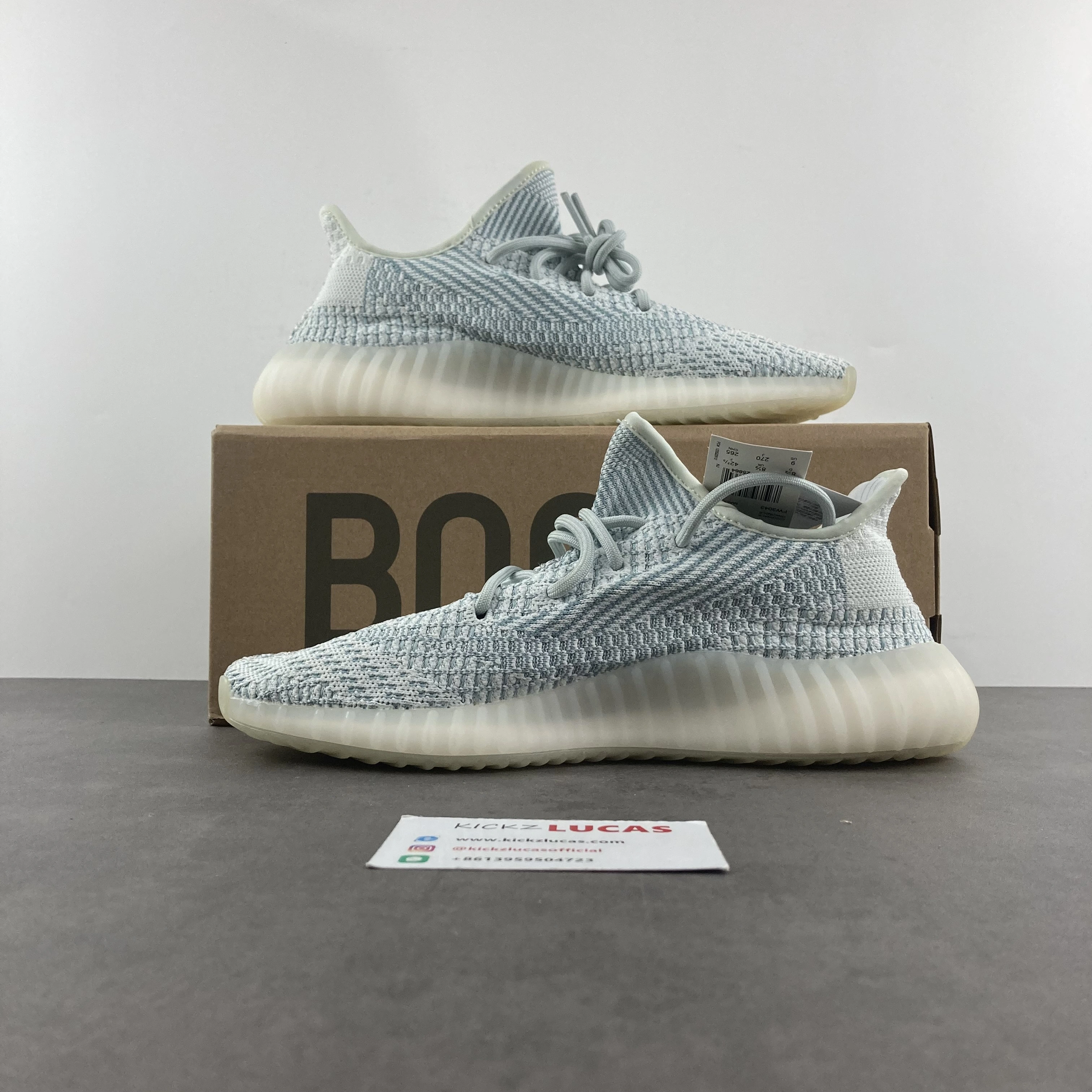 SoftTouch Yeezy 350 V2 Cloud White Reflective FW 2664