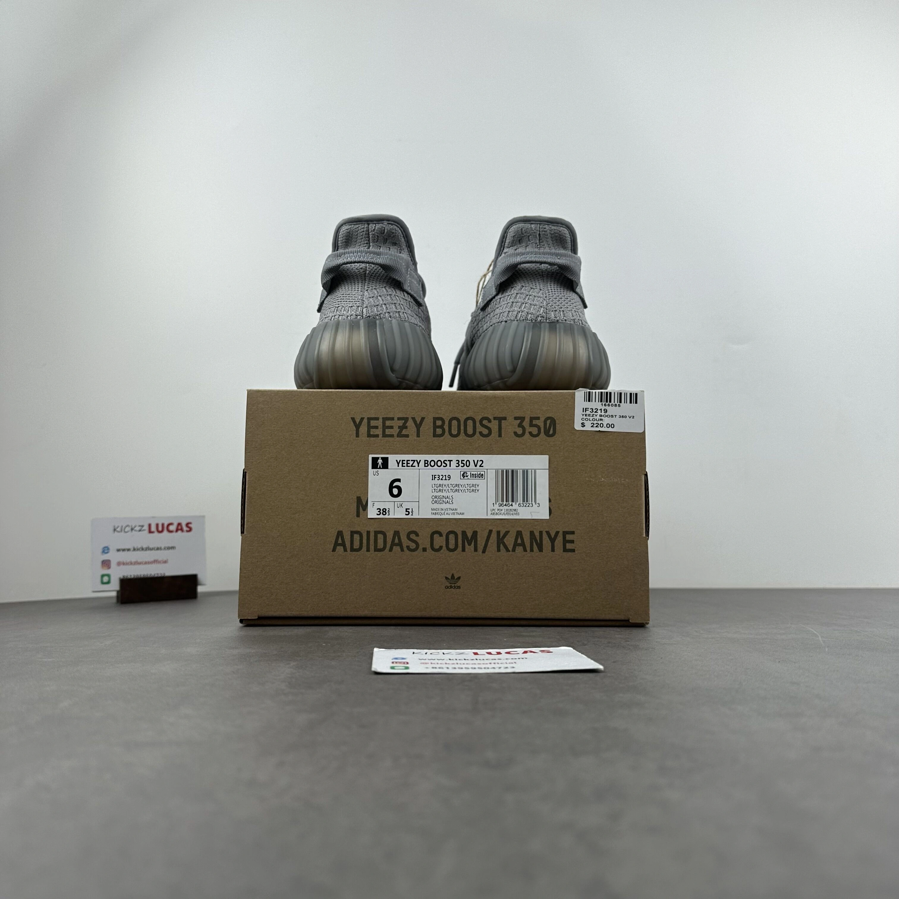 Yeezy 350v2 Boost Space Ash IF Sustainable 2615