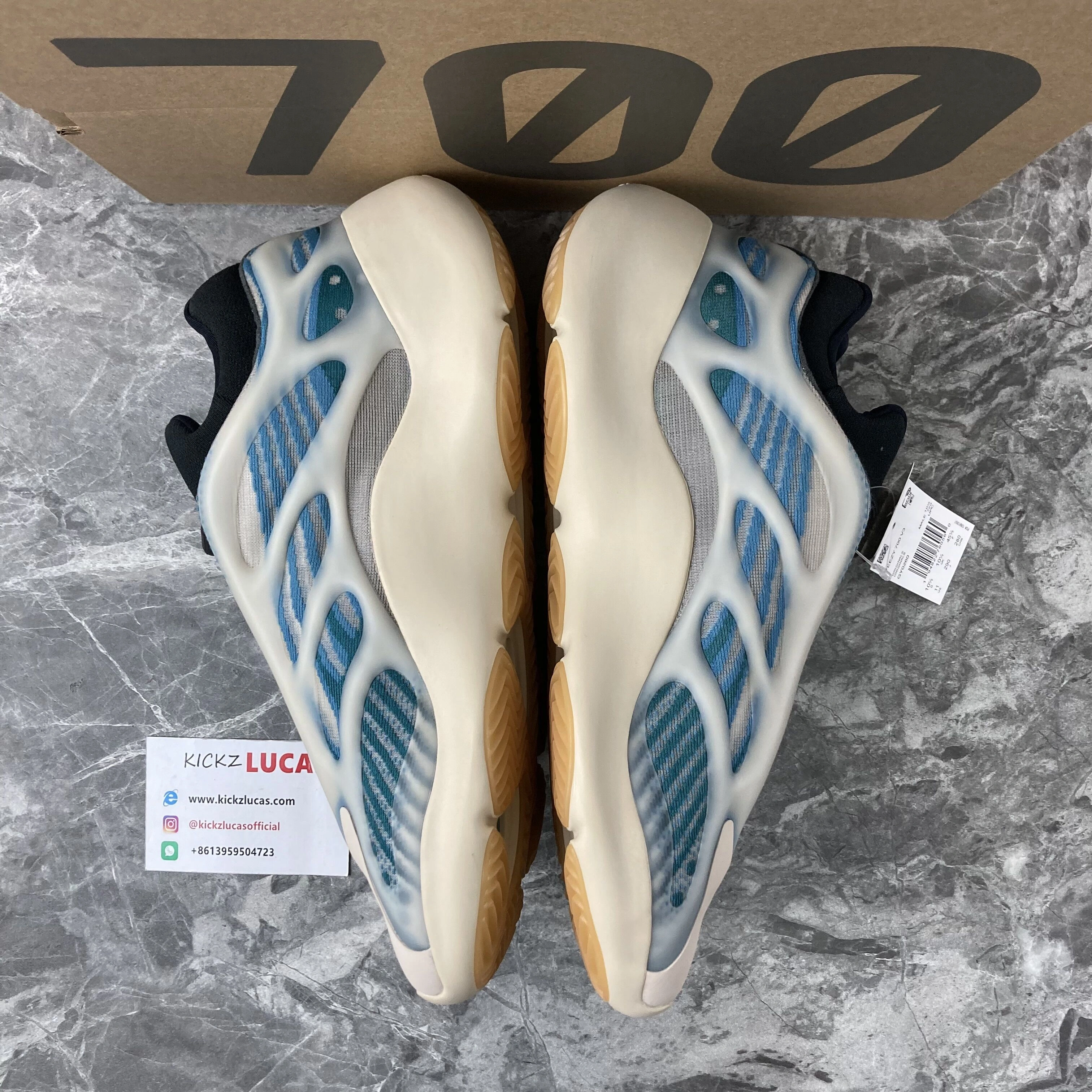 ComfortFit Yeezy 700 V3 Kyanite GY 2731