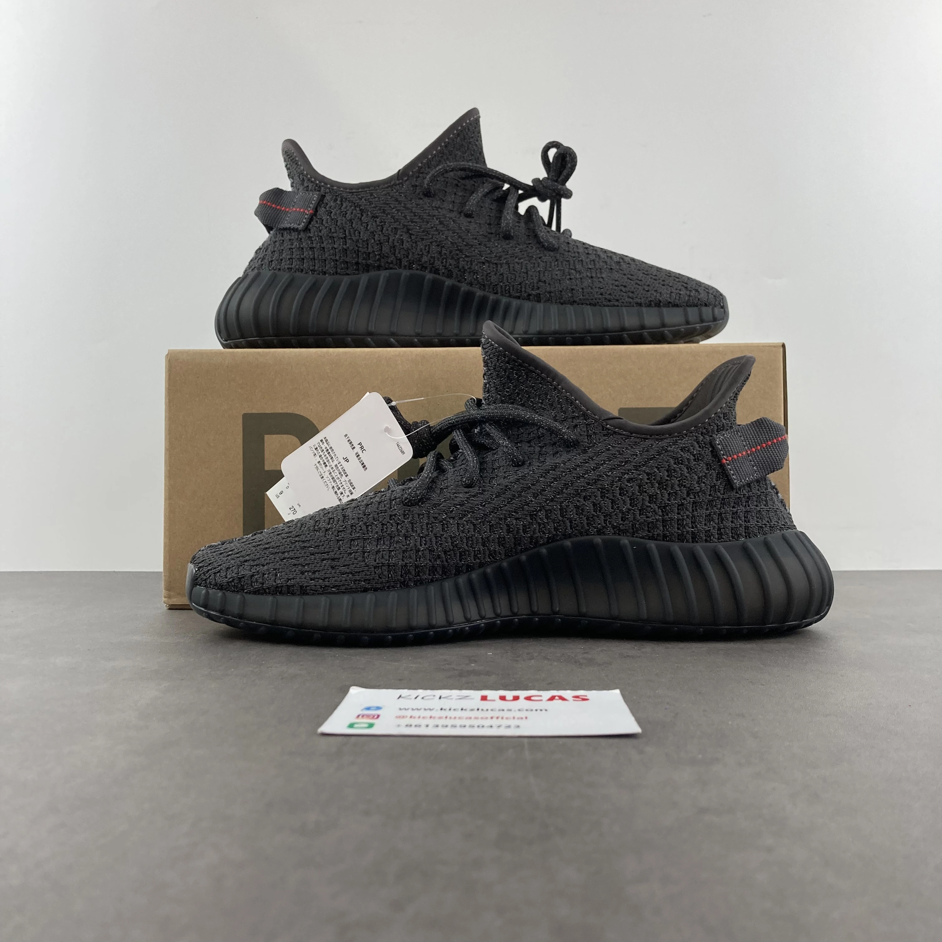 Yeezy Boost 350 V2 Black Non-Reflective FU MoistureWicking 2672