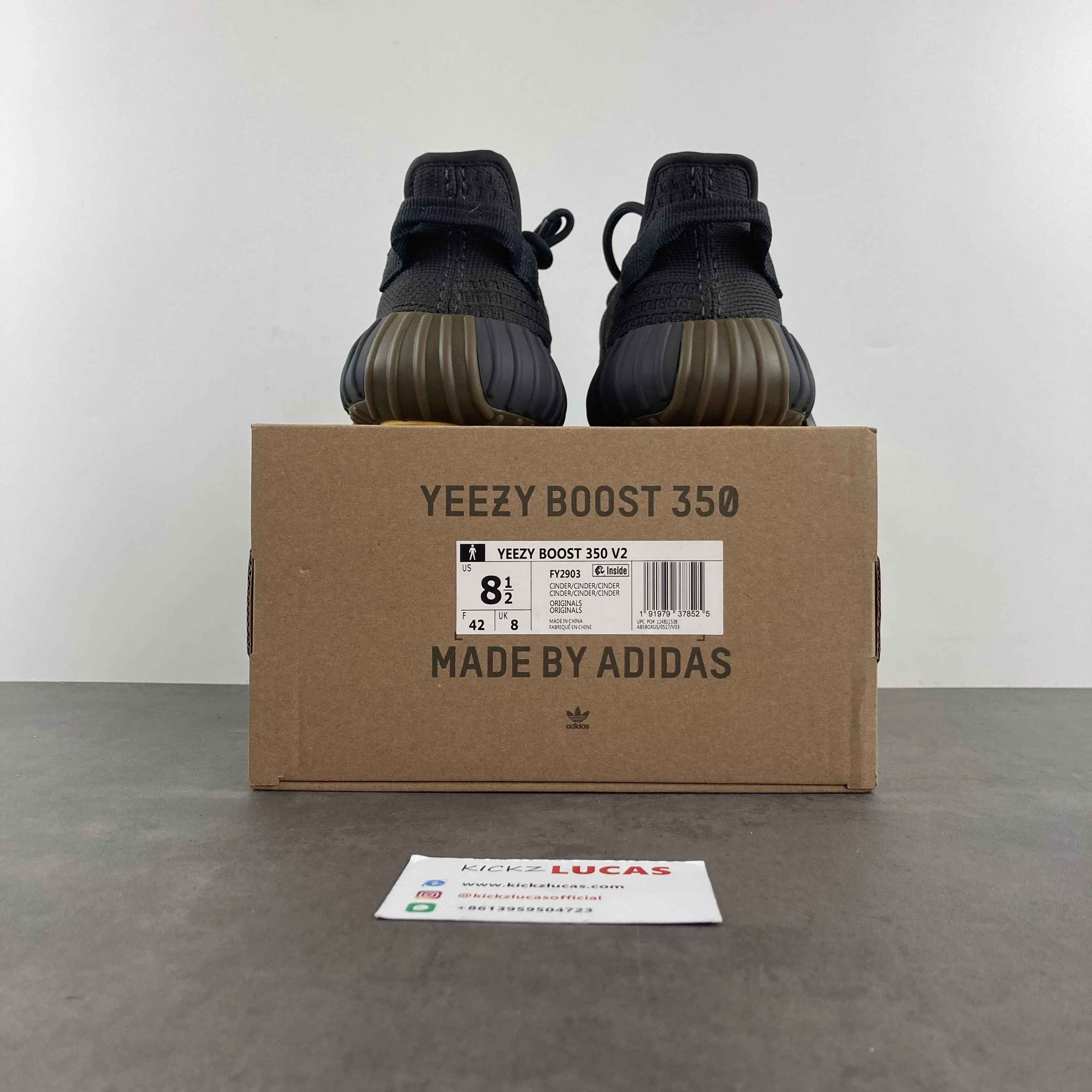 Compact Yeezy Boost 350 V2 Cinder FY 2656