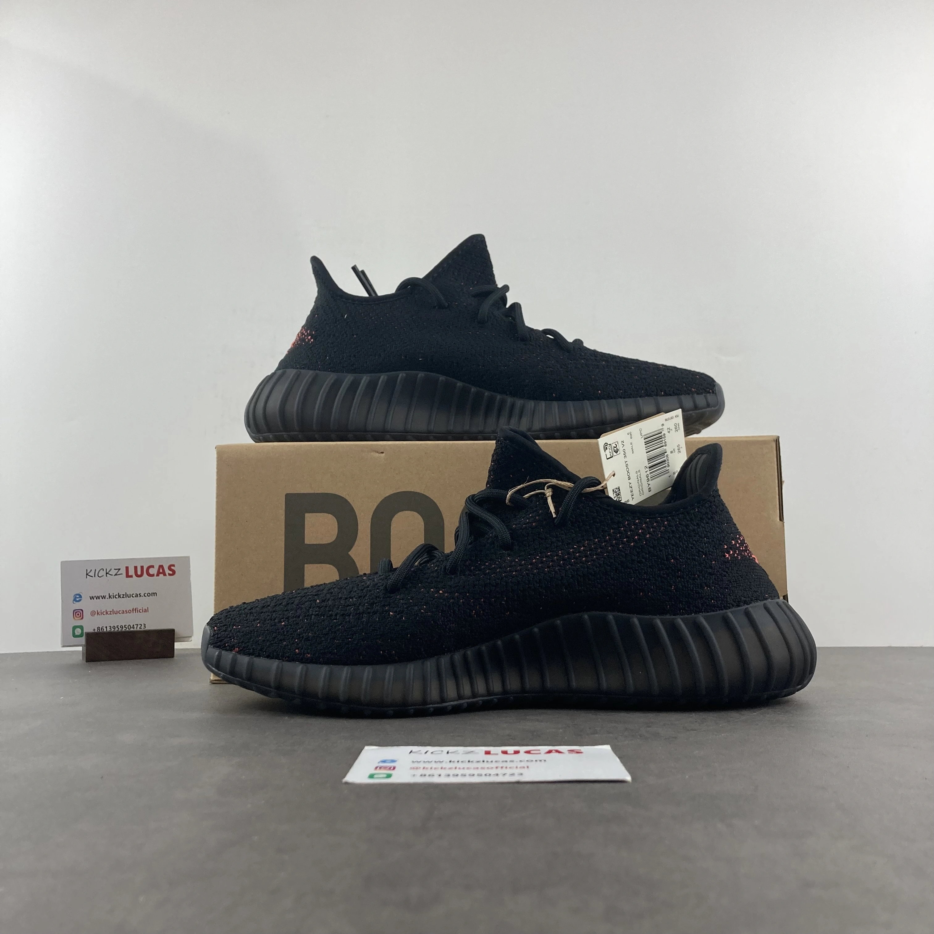 Yeezy Boost 350 V2 Core Black Red BY Bold 2620