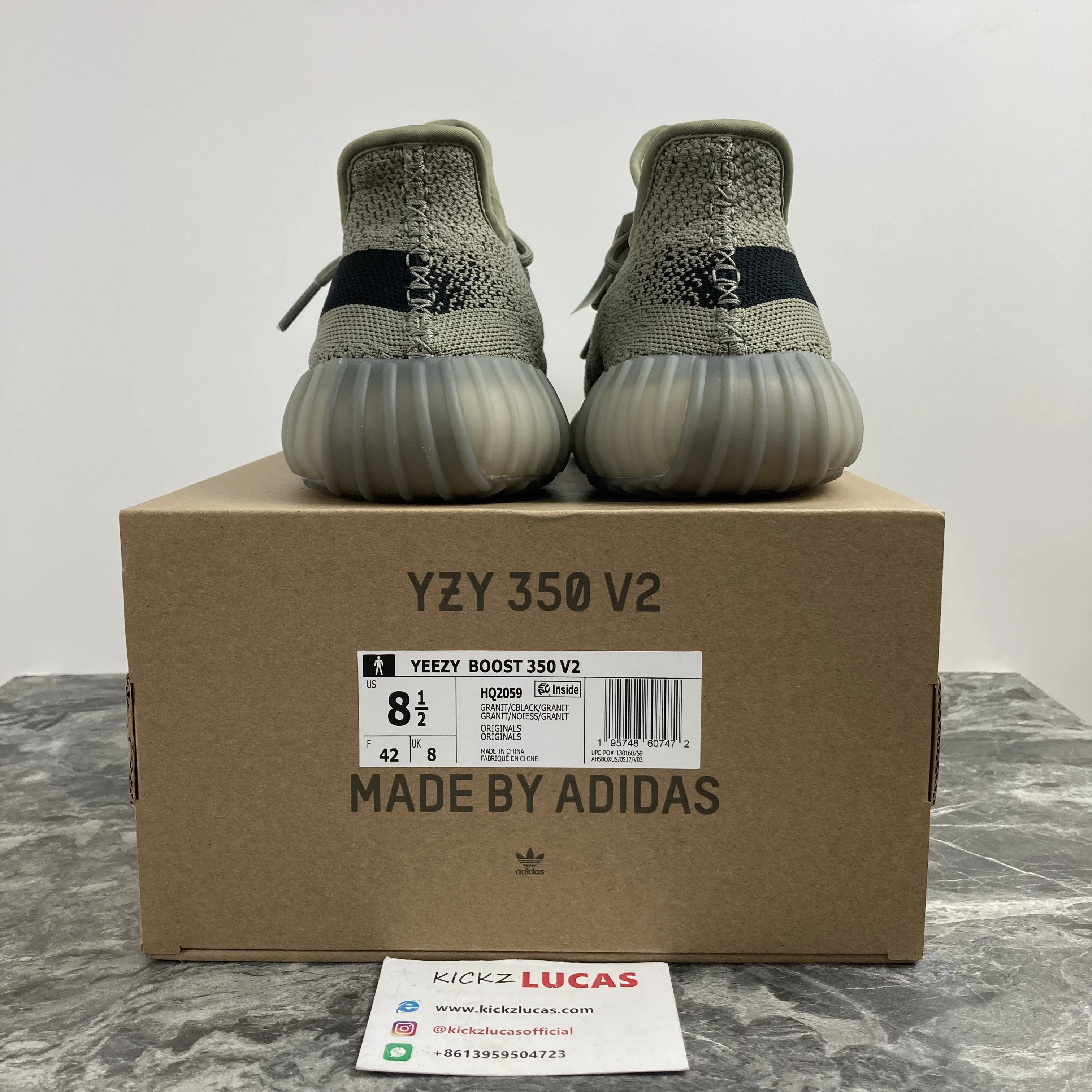 Supportive Yeezy Boost 350 V2 Granite HQ 2627