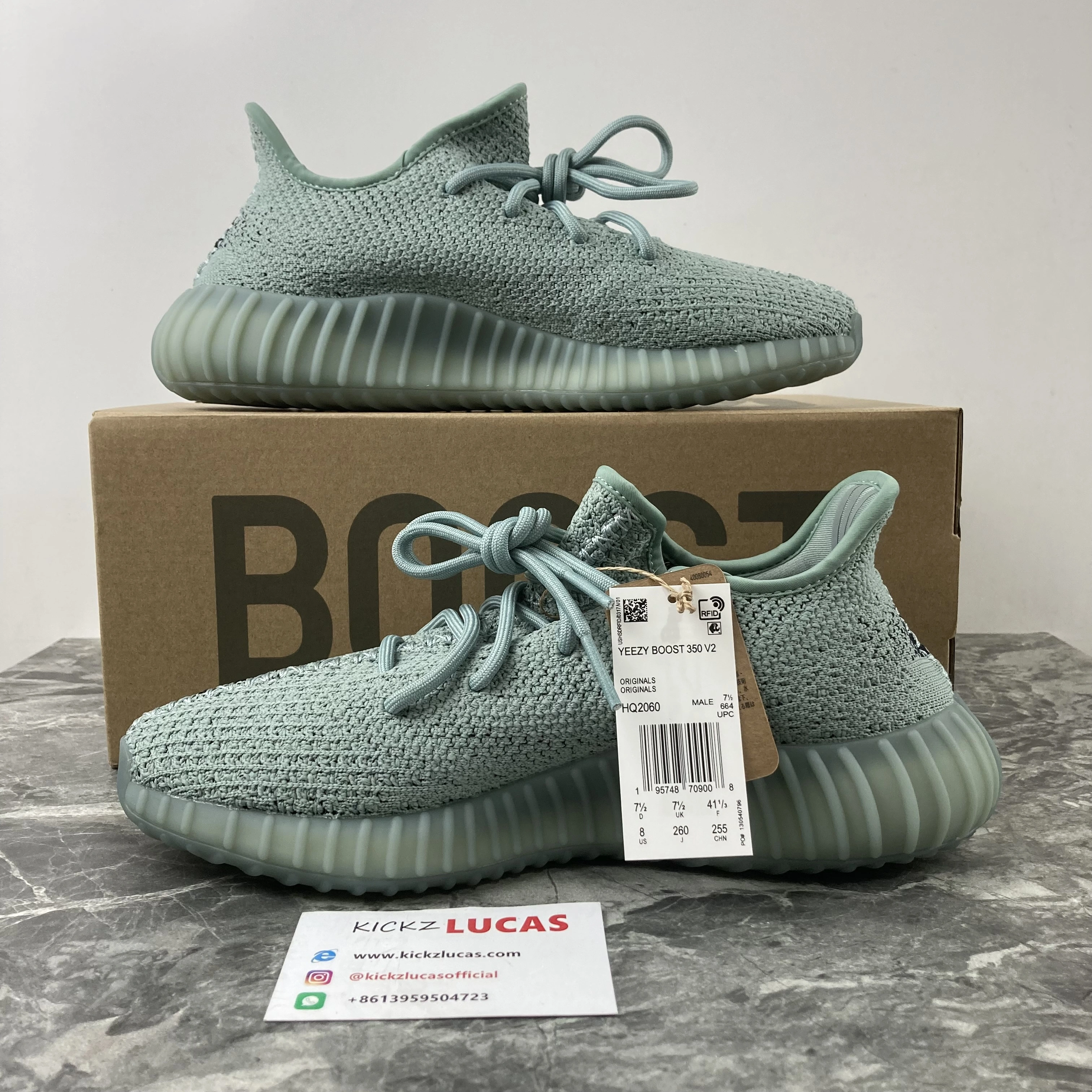 Yeezy Boost 350 V2 Jade Ash HQ Fashionable 2617