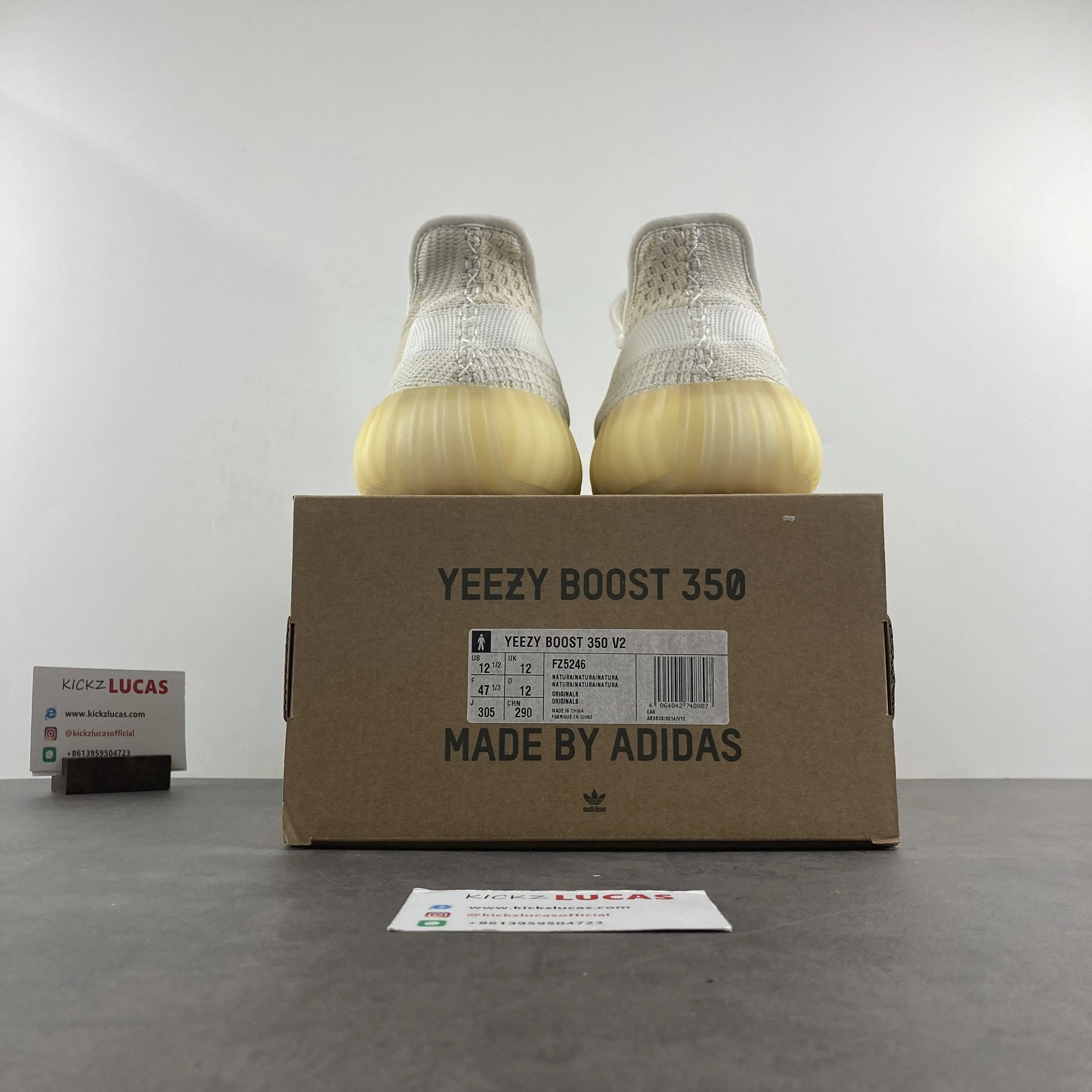 Chic Yeezy Boost 350 V2 Natural FZ 2647