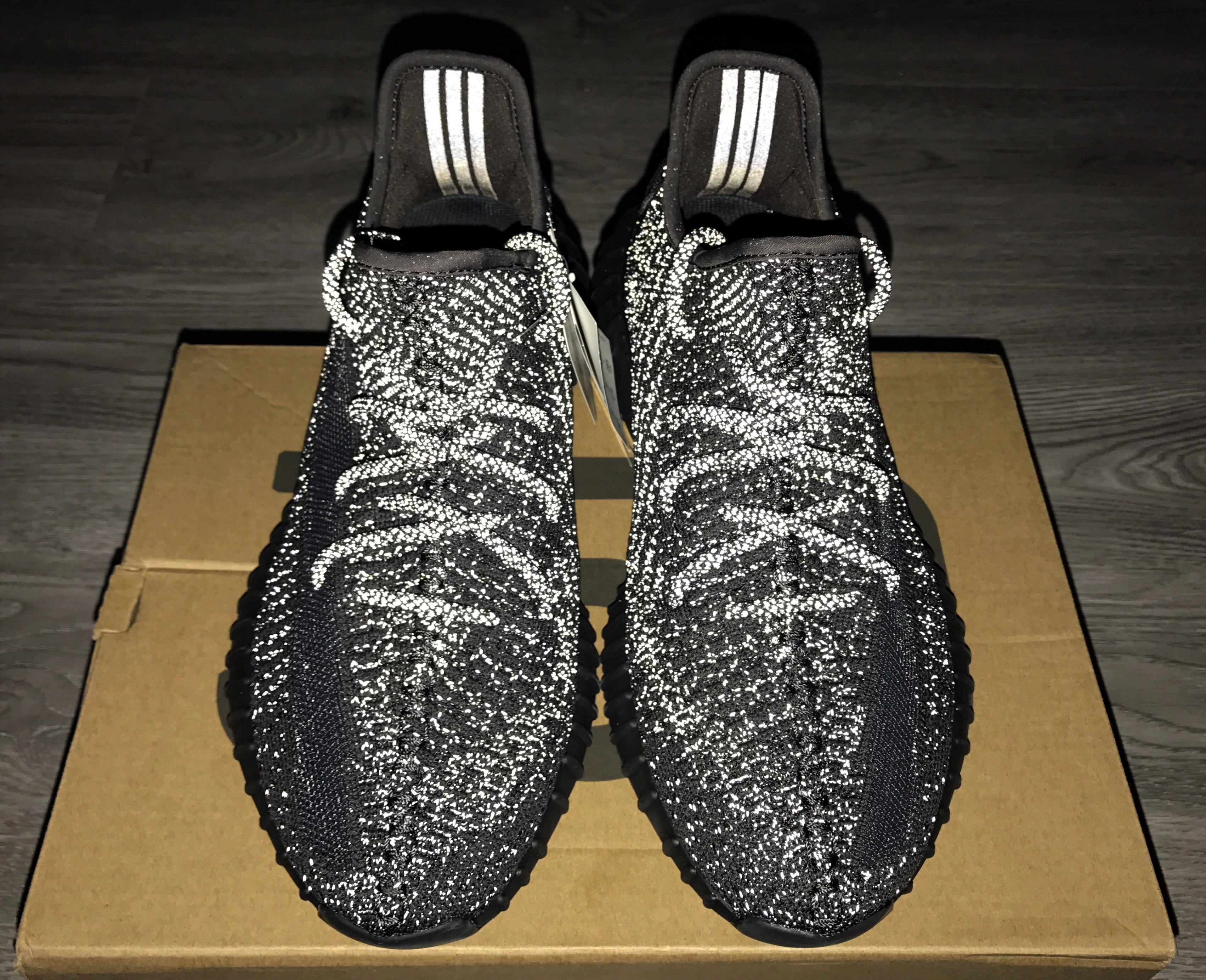 Yeezy Boost 350 V2 Static Black Reflective FU Elegant 2670