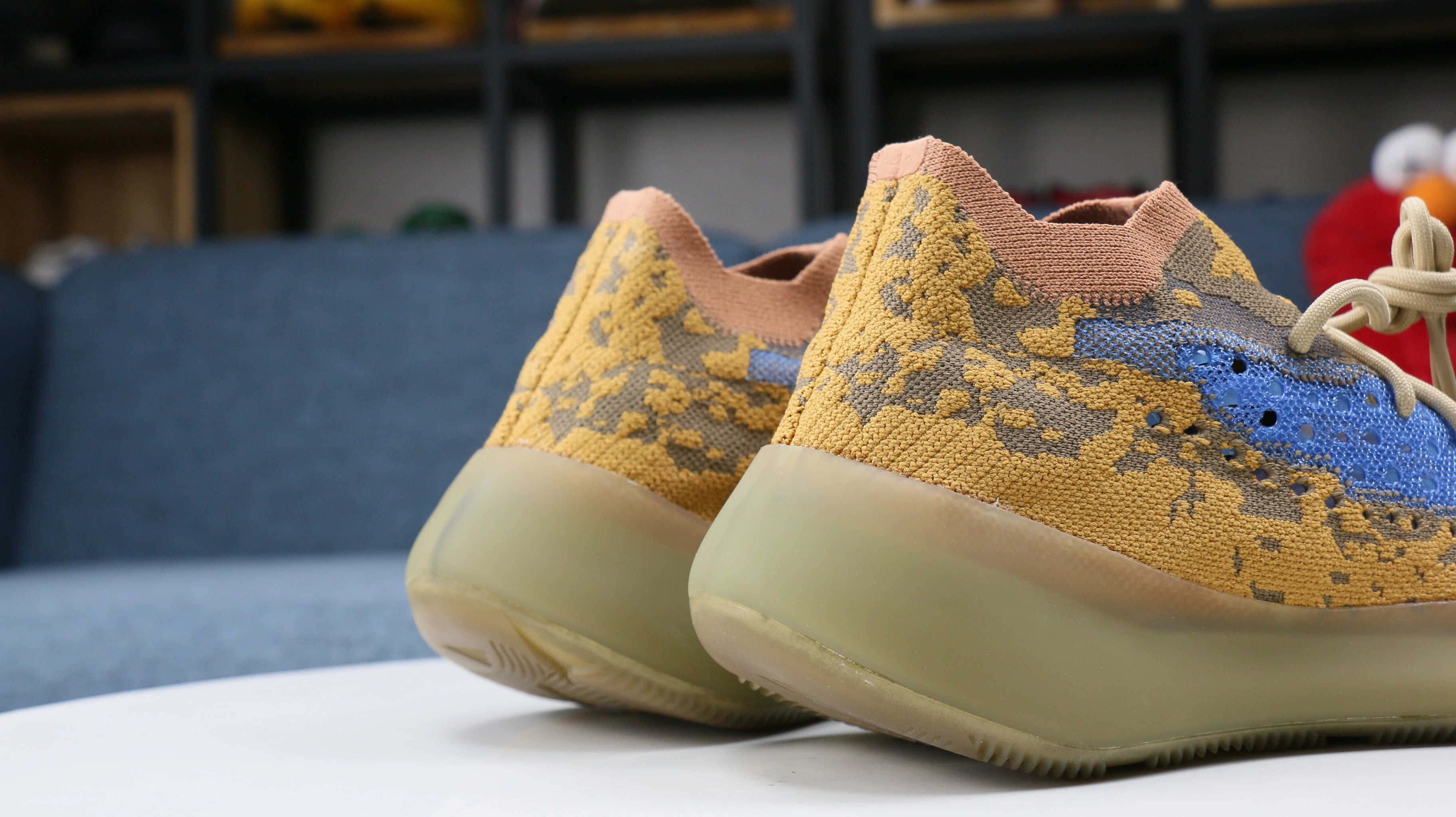 Yeezy Boost 380 Blue Oat None Reflective Resilient 2698