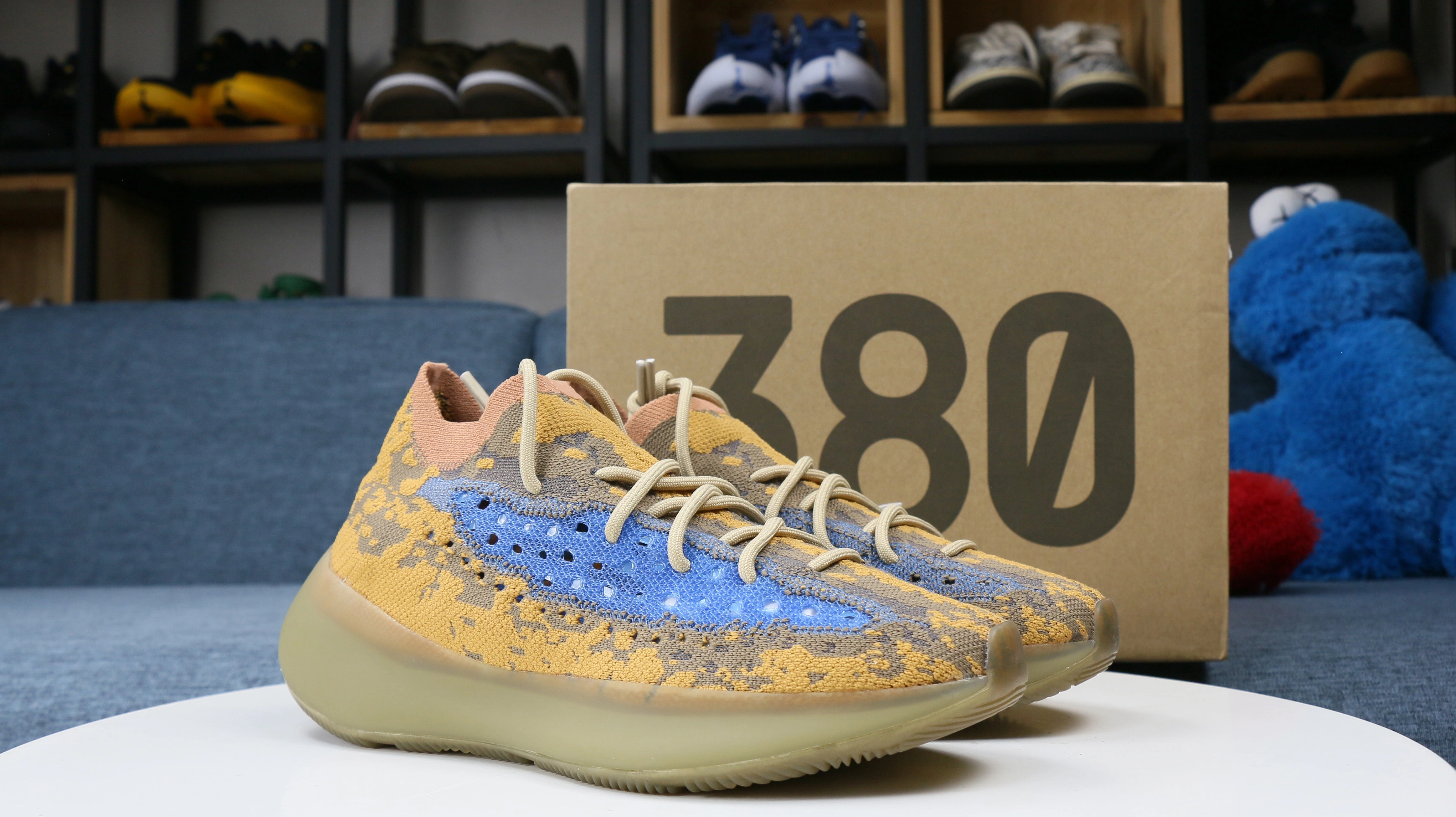Yeezy Boost 380 Blue Oat None Reflective Resilient 2698