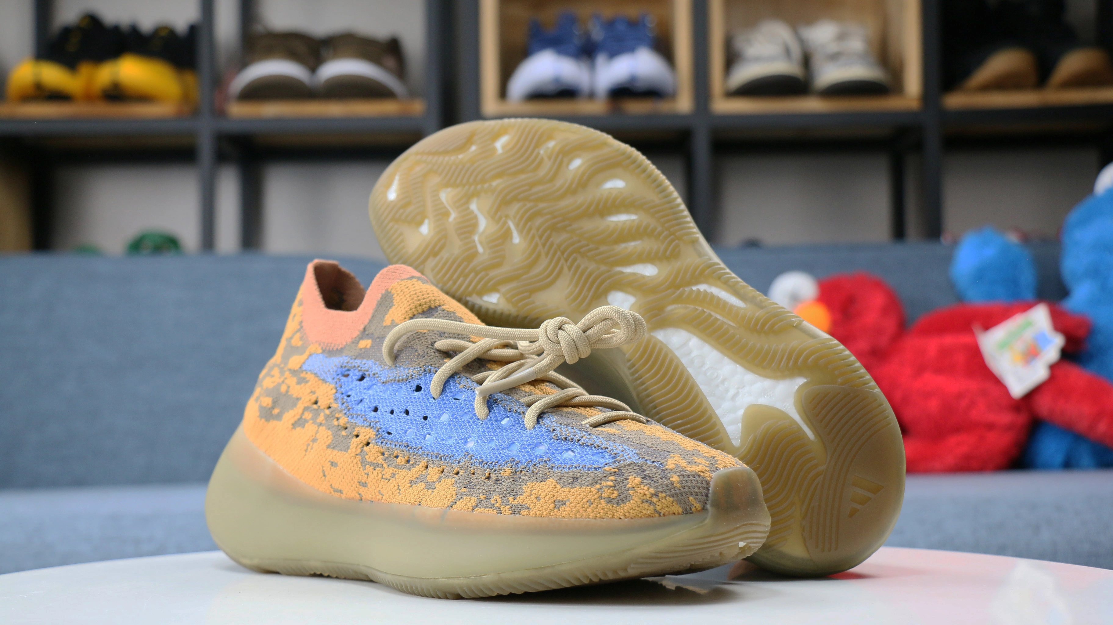 Packable Yeezy Boost 380 Blue Oat Reflective 2699