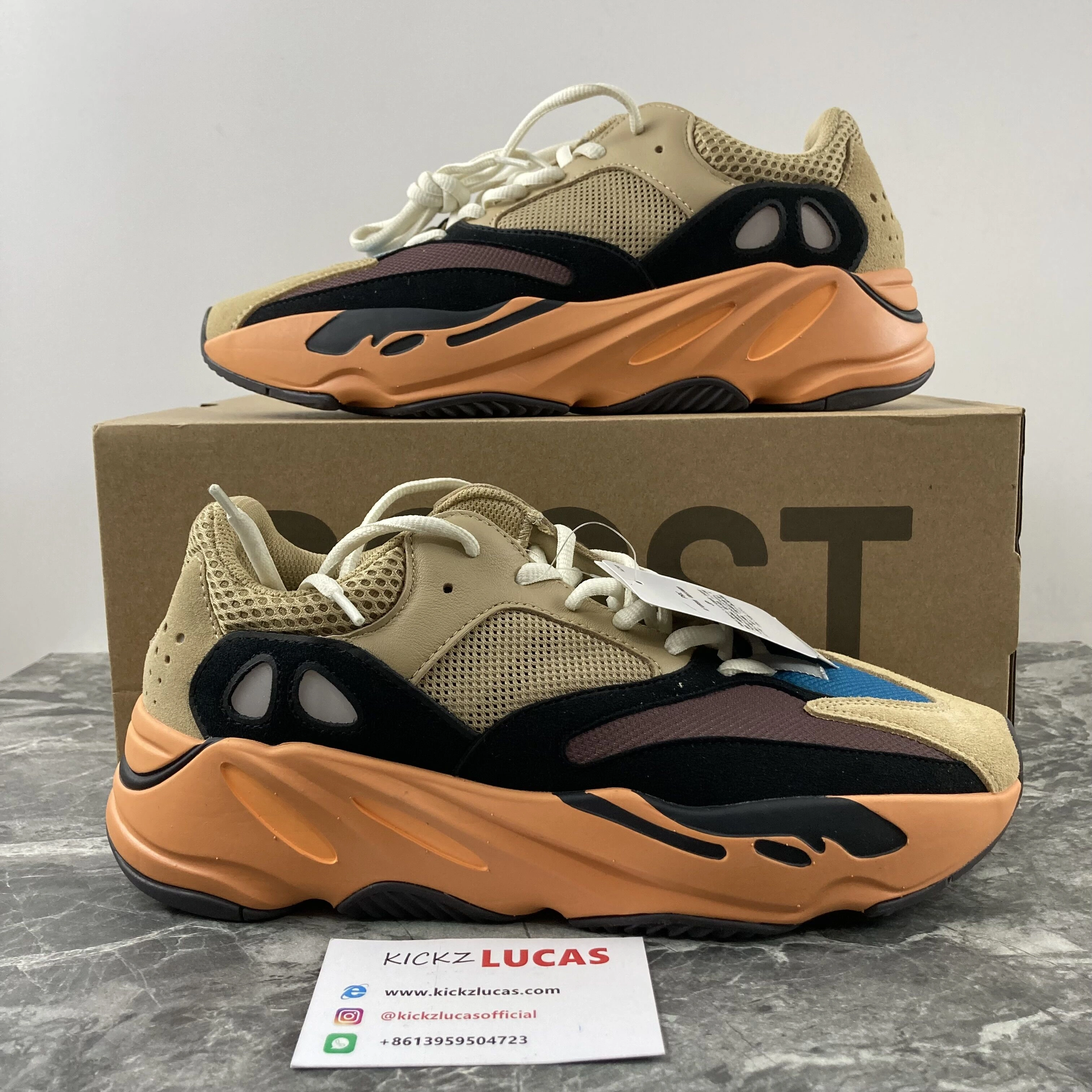 Snug Yeezy Boost 700 Enflame Amber GW 2726