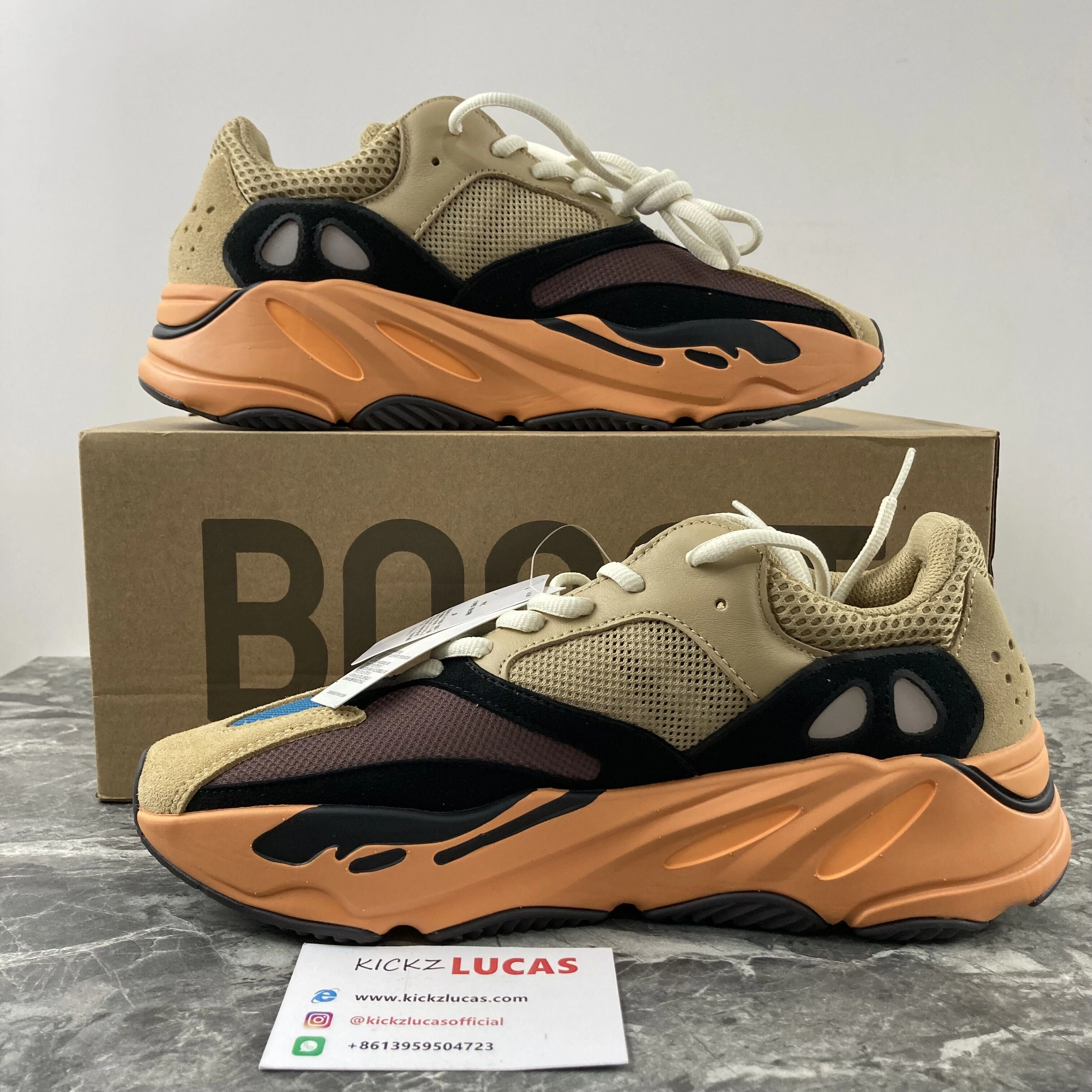 Snug Yeezy Boost 700 Enflame Amber GW 2726
