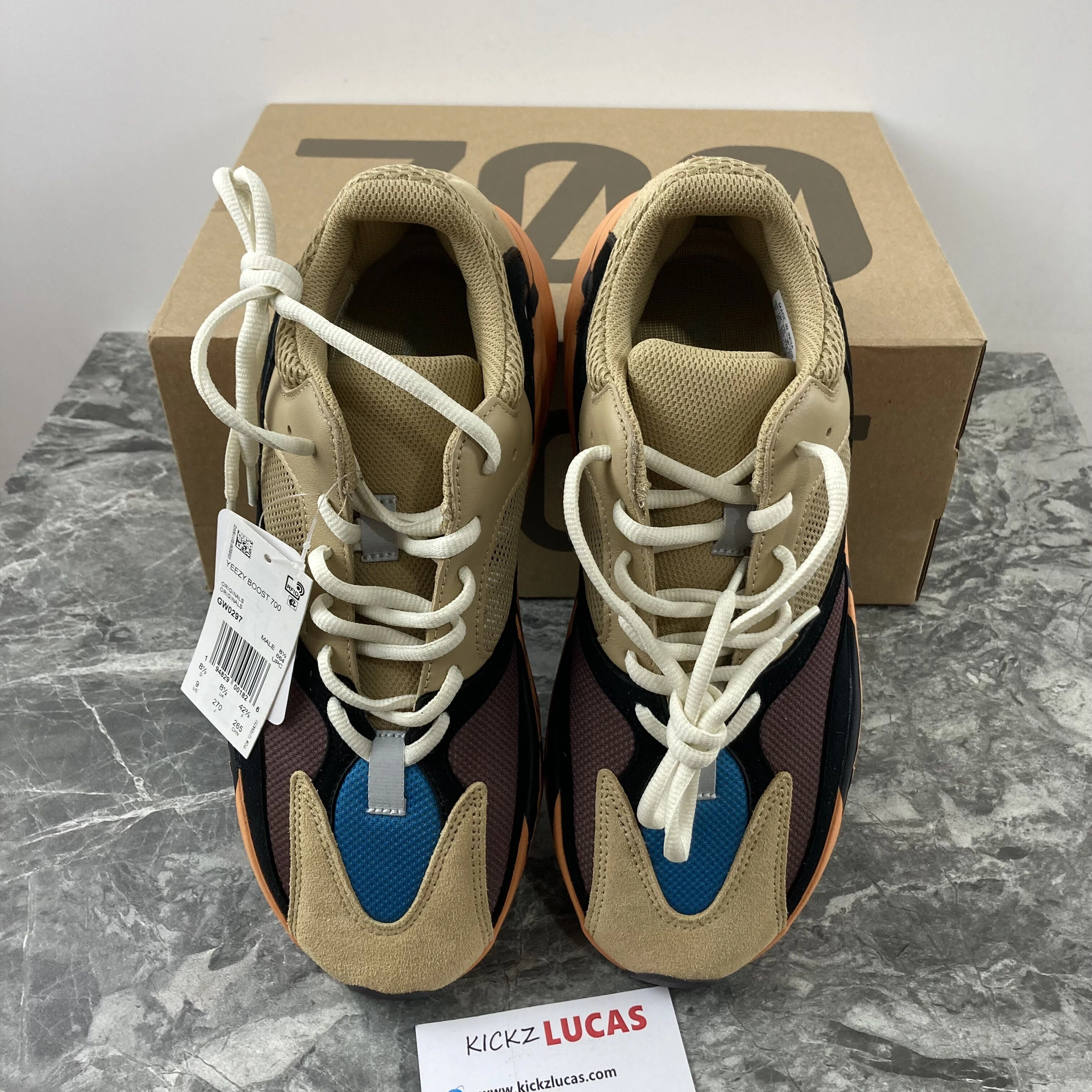 Snug Yeezy Boost 700 Enflame Amber GW 2726