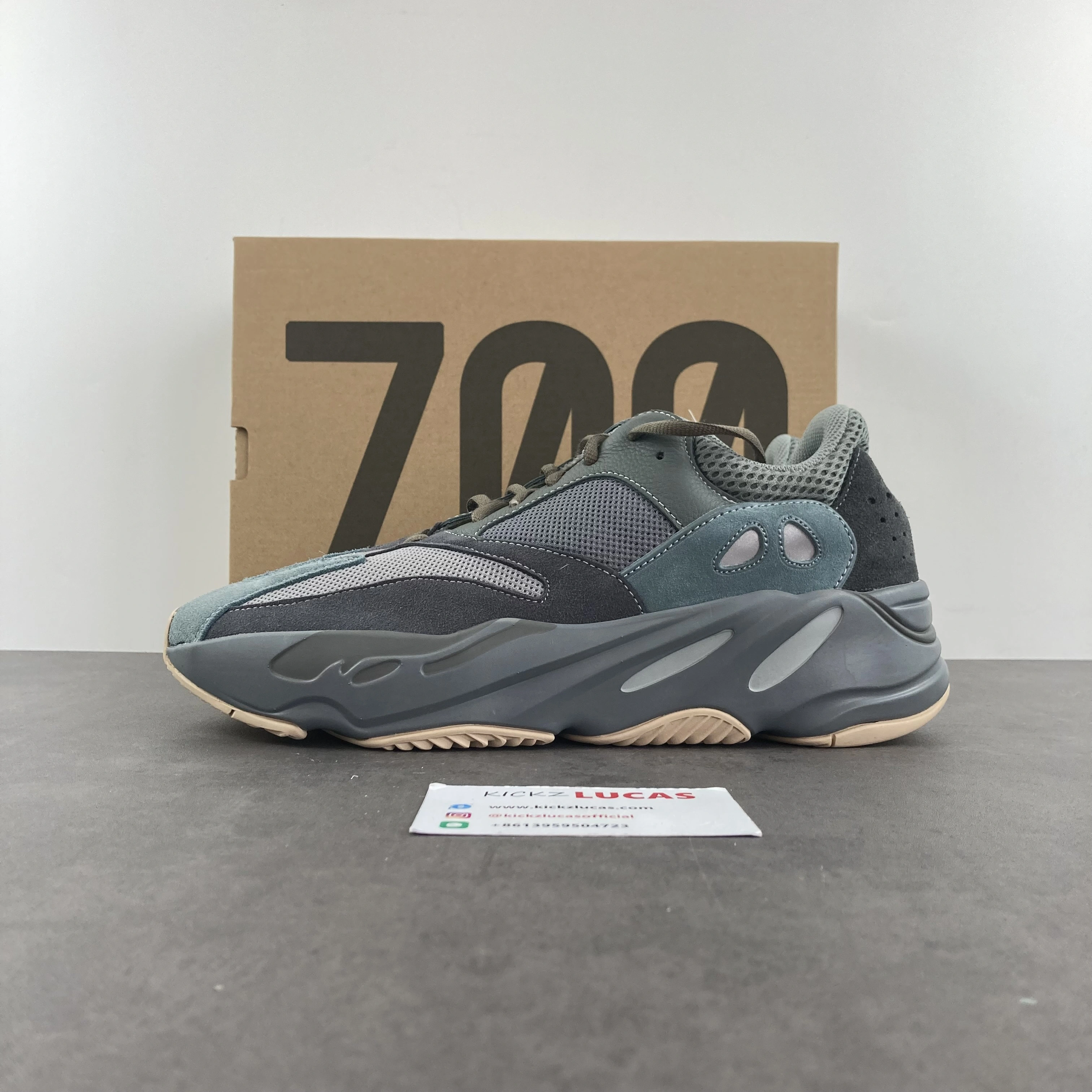 Unique Yeezy Boost 700 Teal Blue FW 2738