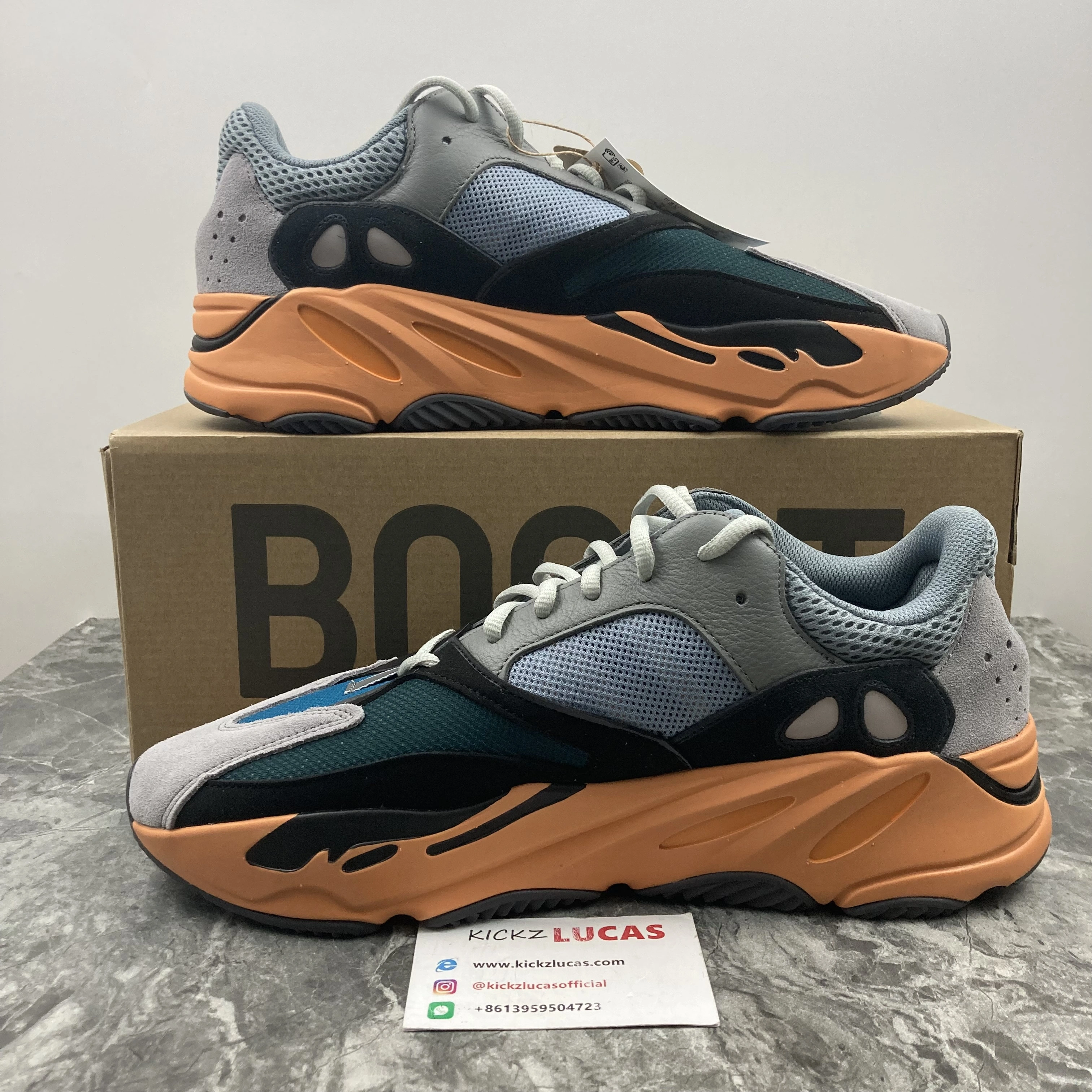 Yeezy Boost 700 Wash Orange GW Neat 2725