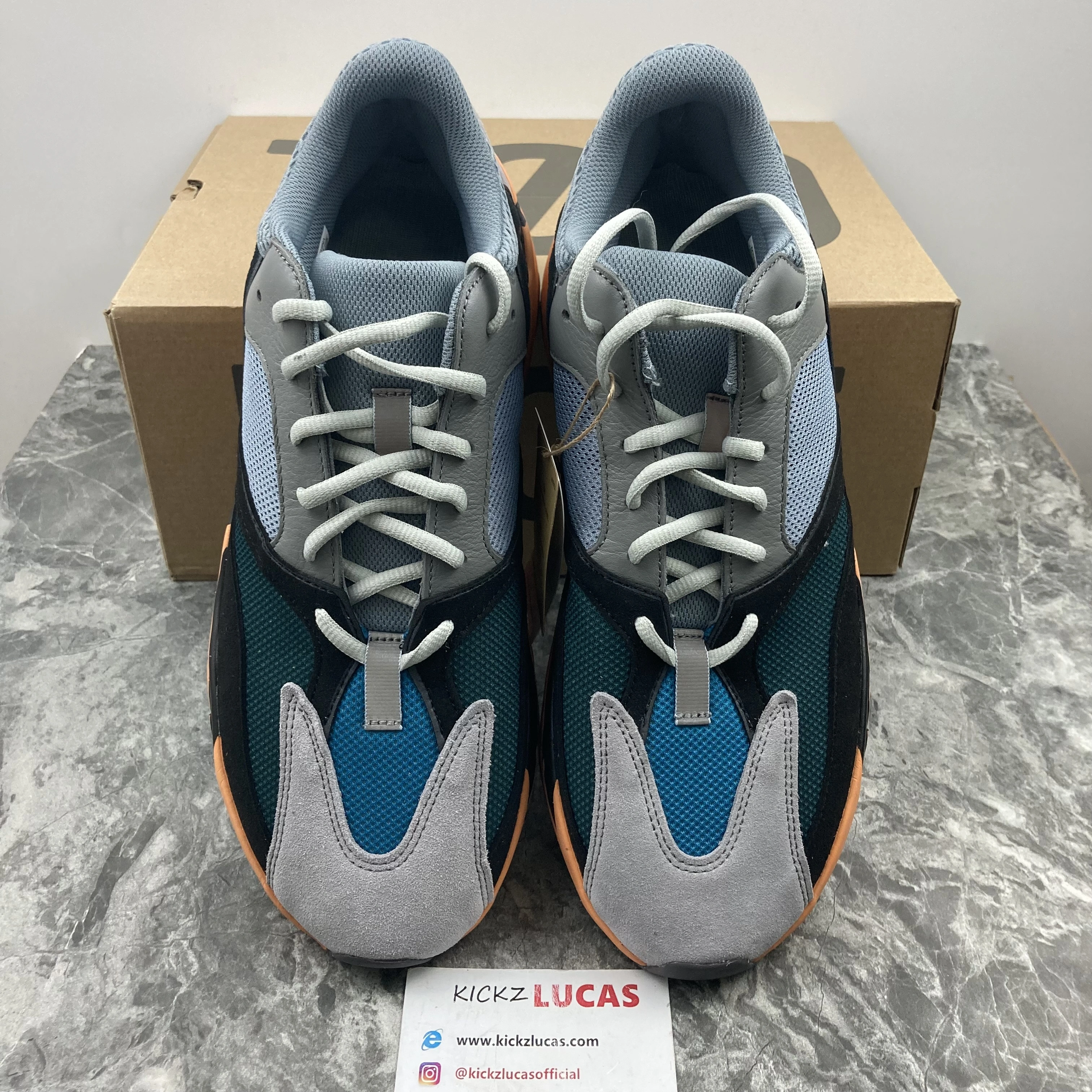 Yeezy Boost 700 Wash Orange GW Neat 2725