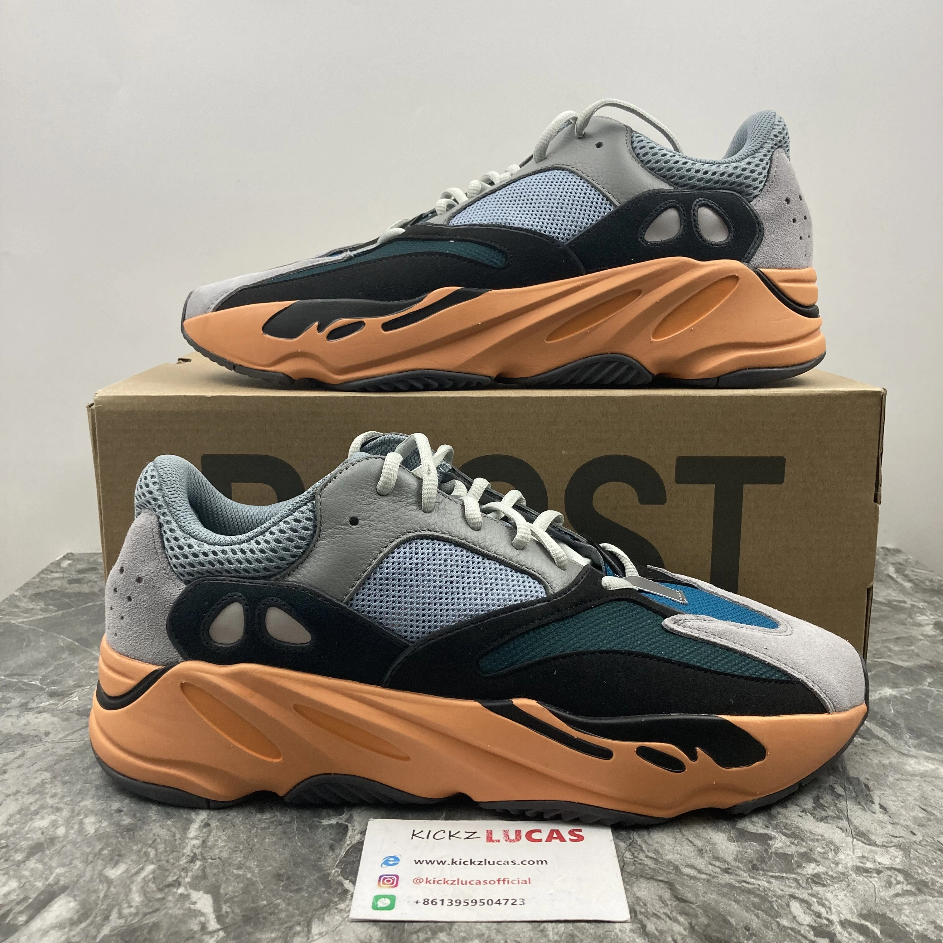 Yeezy Boost 700 Wash Orange GW Neat 2725