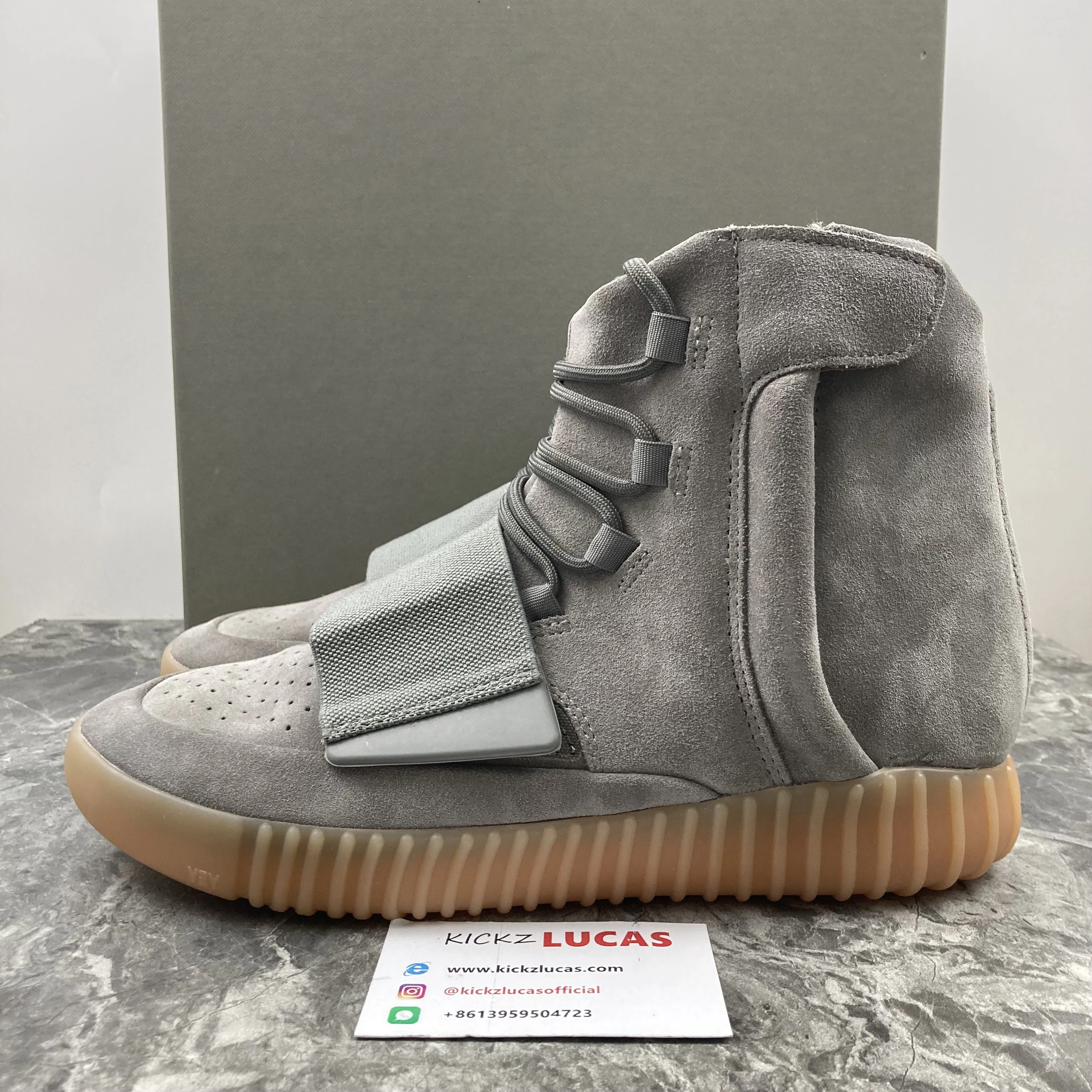 Durable Yeezy Boost 750 Light Grey Glow In the Dark BB 2755