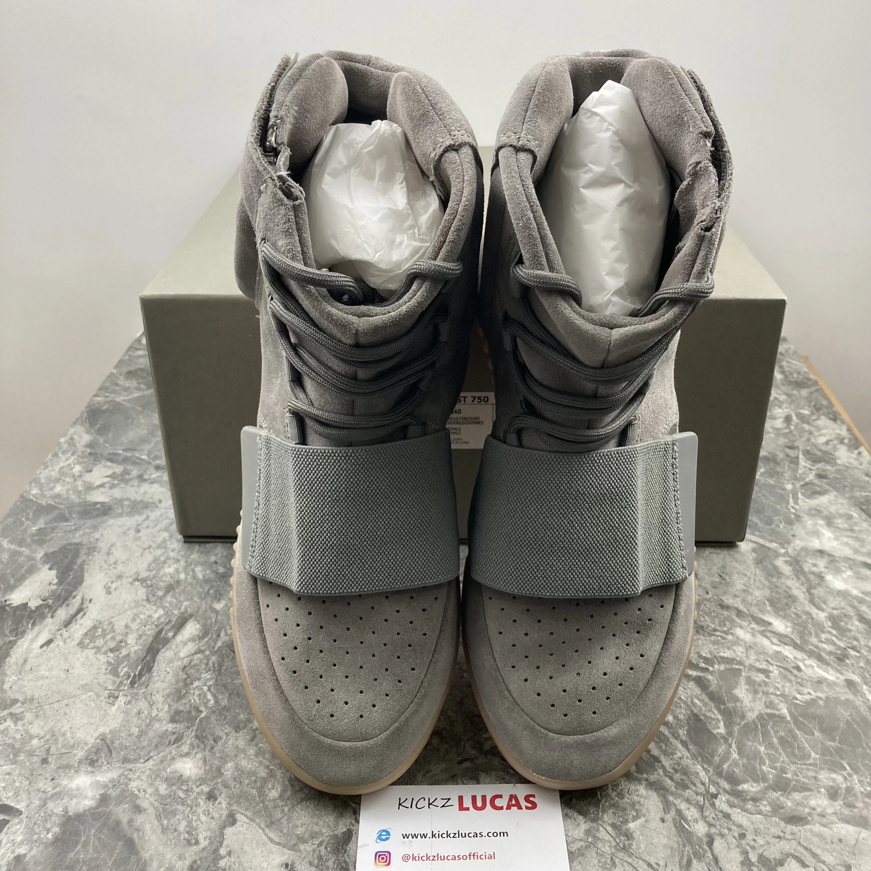 Durable Yeezy Boost 750 Light Grey Glow In the Dark BB 2755