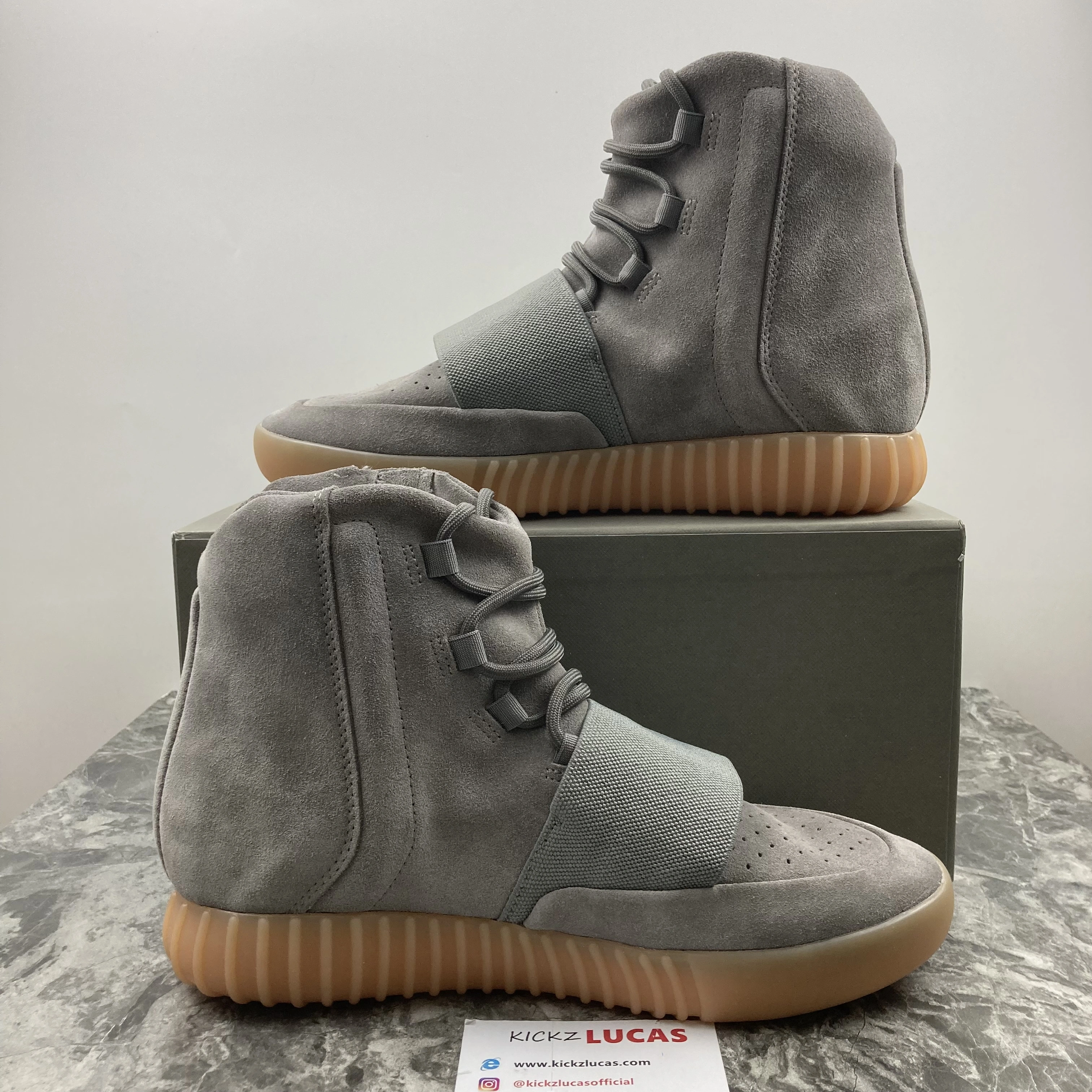 Durable Yeezy Boost 750 Light Grey Glow In the Dark BB 2755