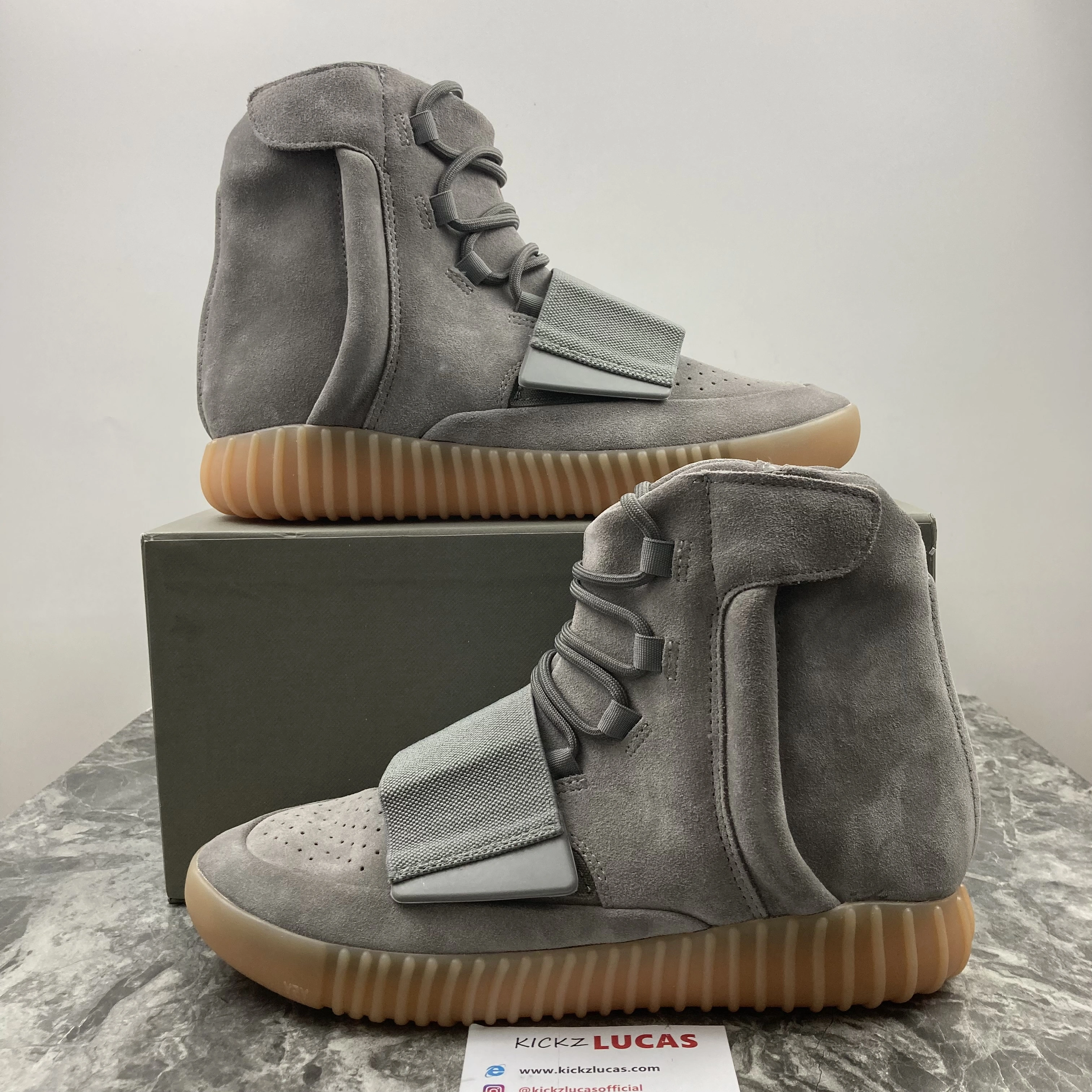 Durable Yeezy Boost 750 Light Grey Glow In the Dark BB 2755