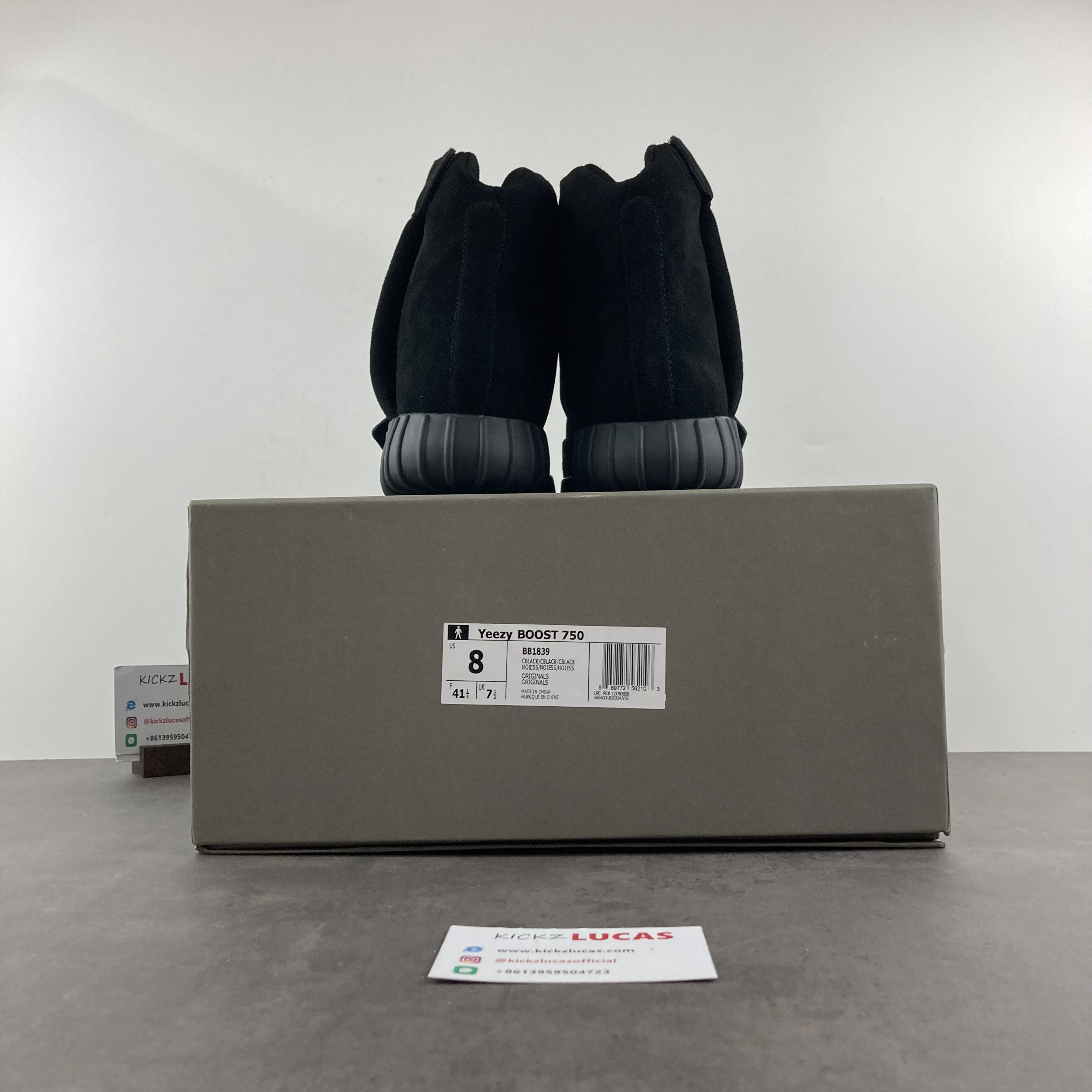 Yeezy Boost 750 Triple Black BB NewStyle 2752