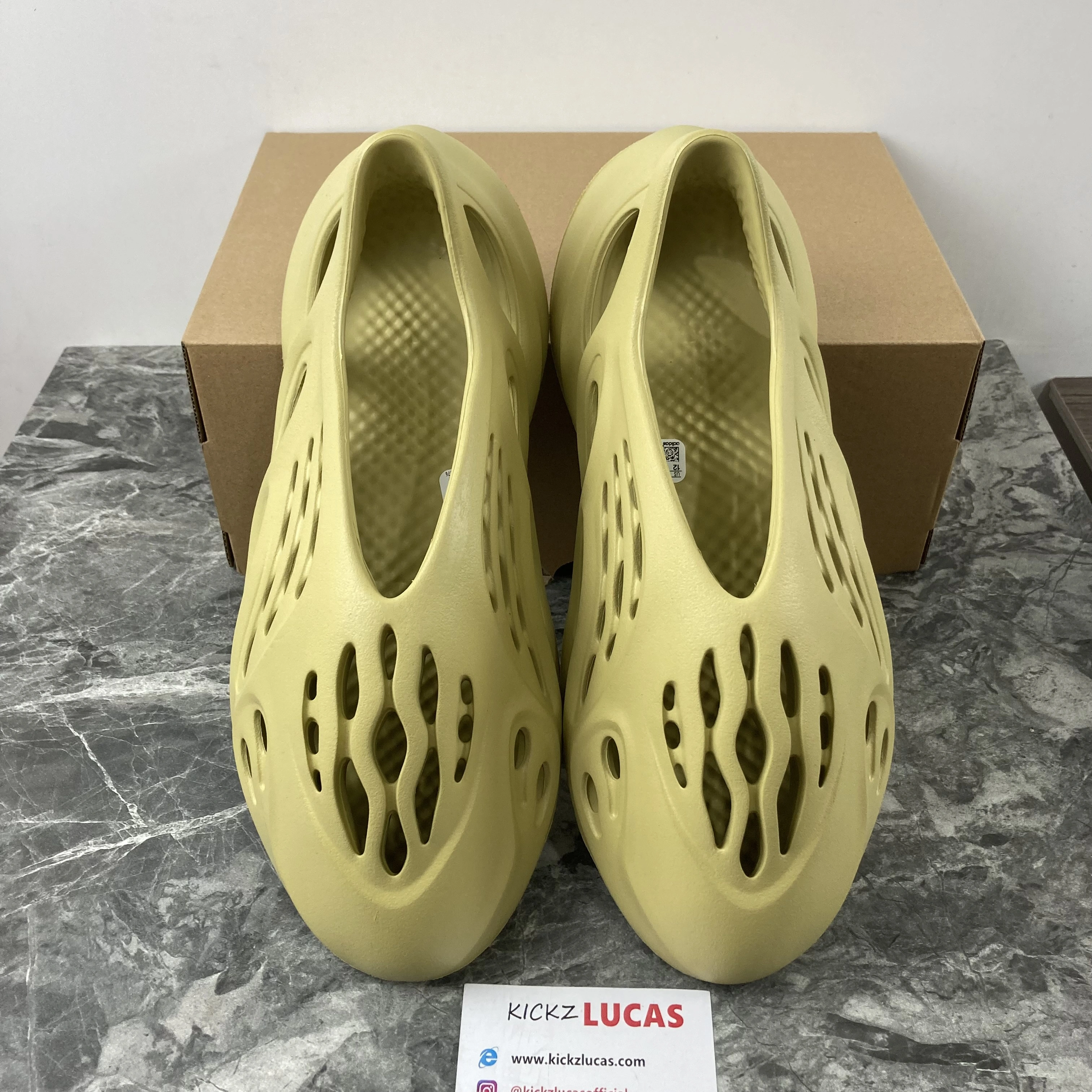 Yeezy Foam RNNR Sulfur GV SunProtective 2593