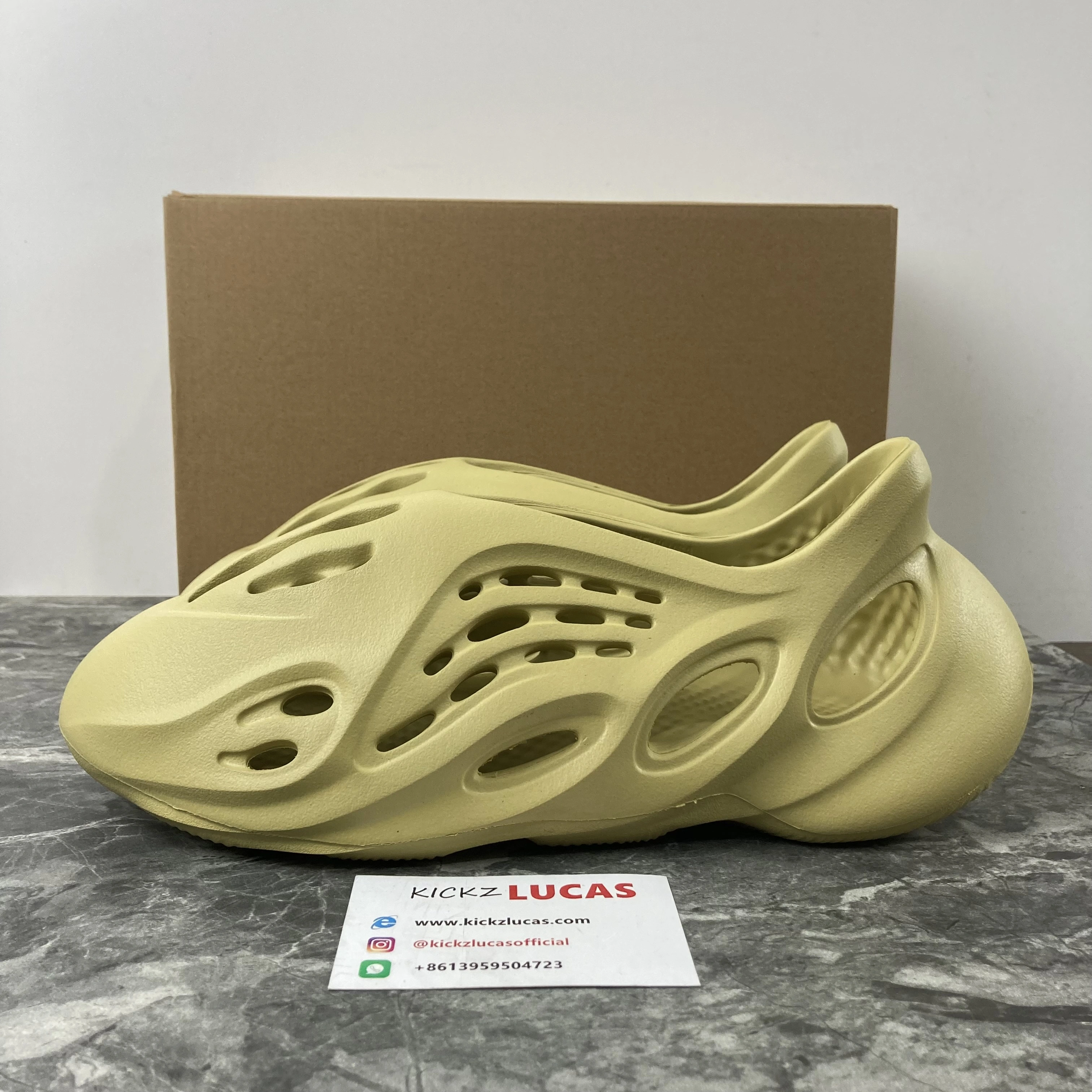 Yeezy Foam RNNR Sulfur GV SunProtective 2593