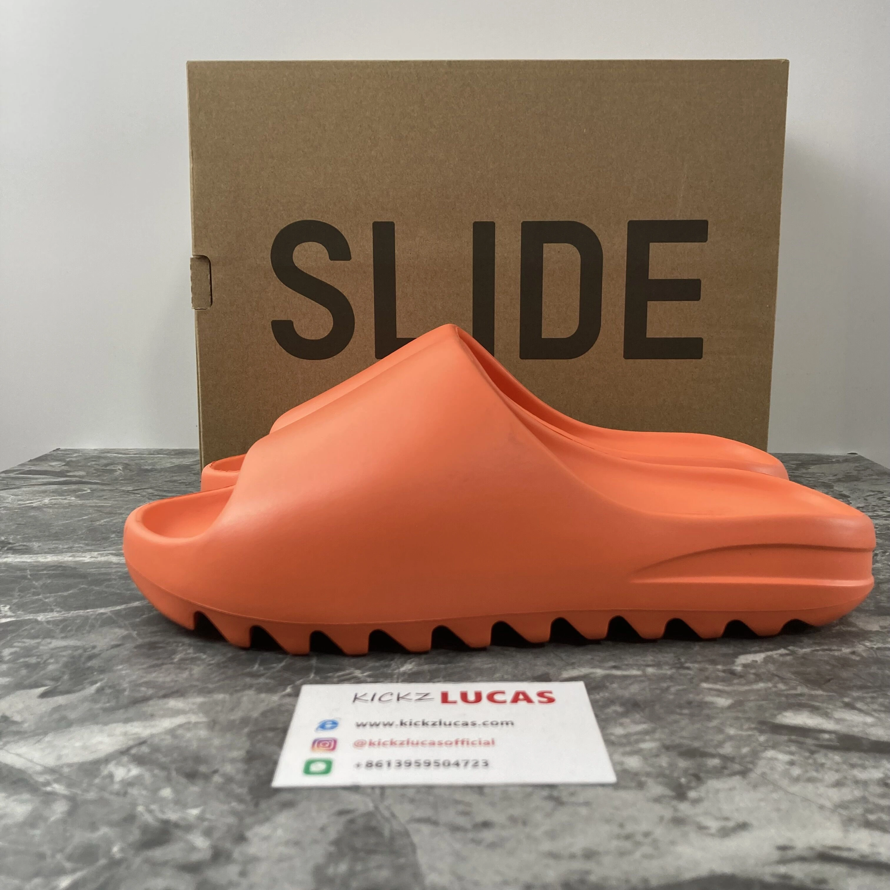 Yeezy Slide Enflame Orange GZ SportInspired 2611