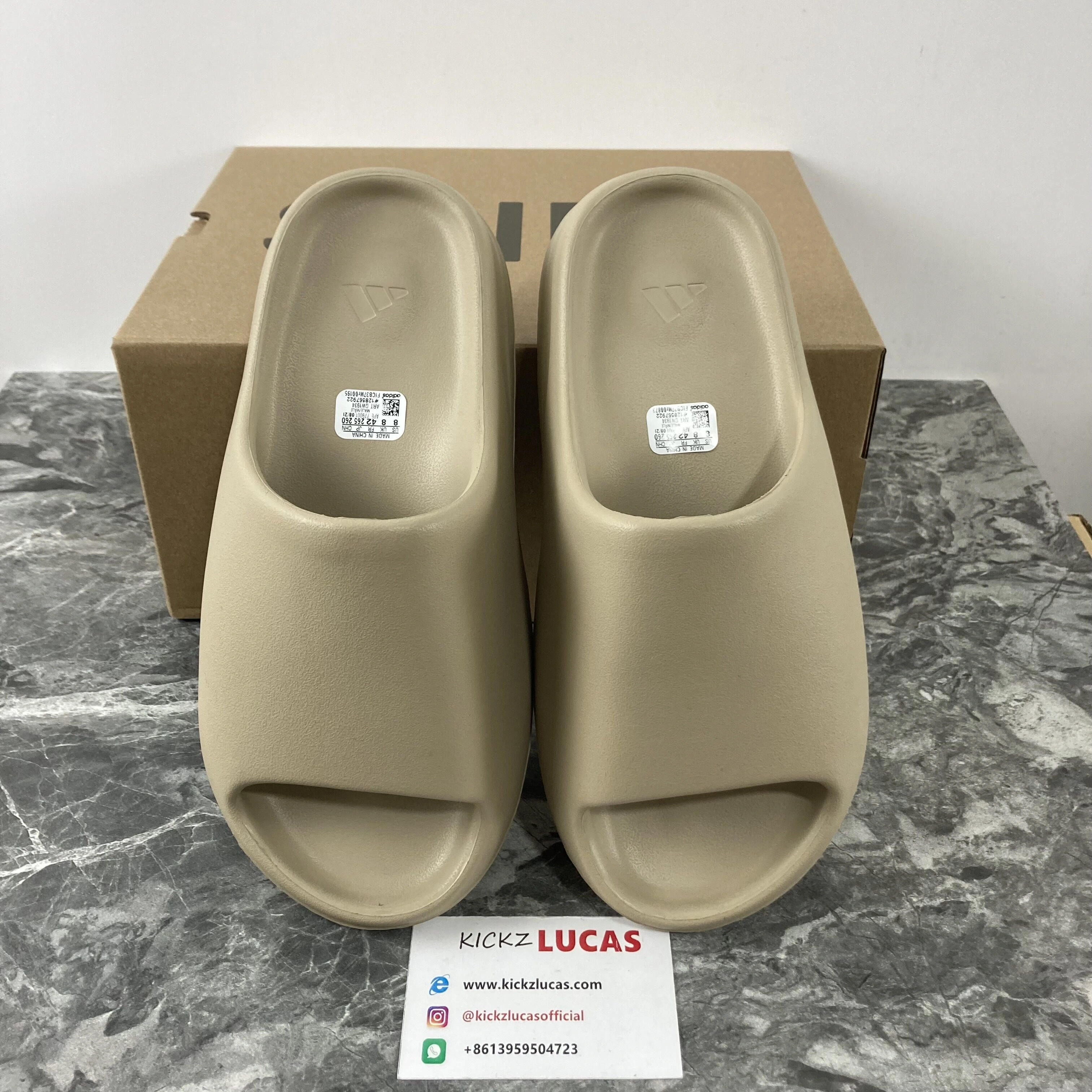 Yeezy Slide Pure (Restock Pair) GW Practical 2589