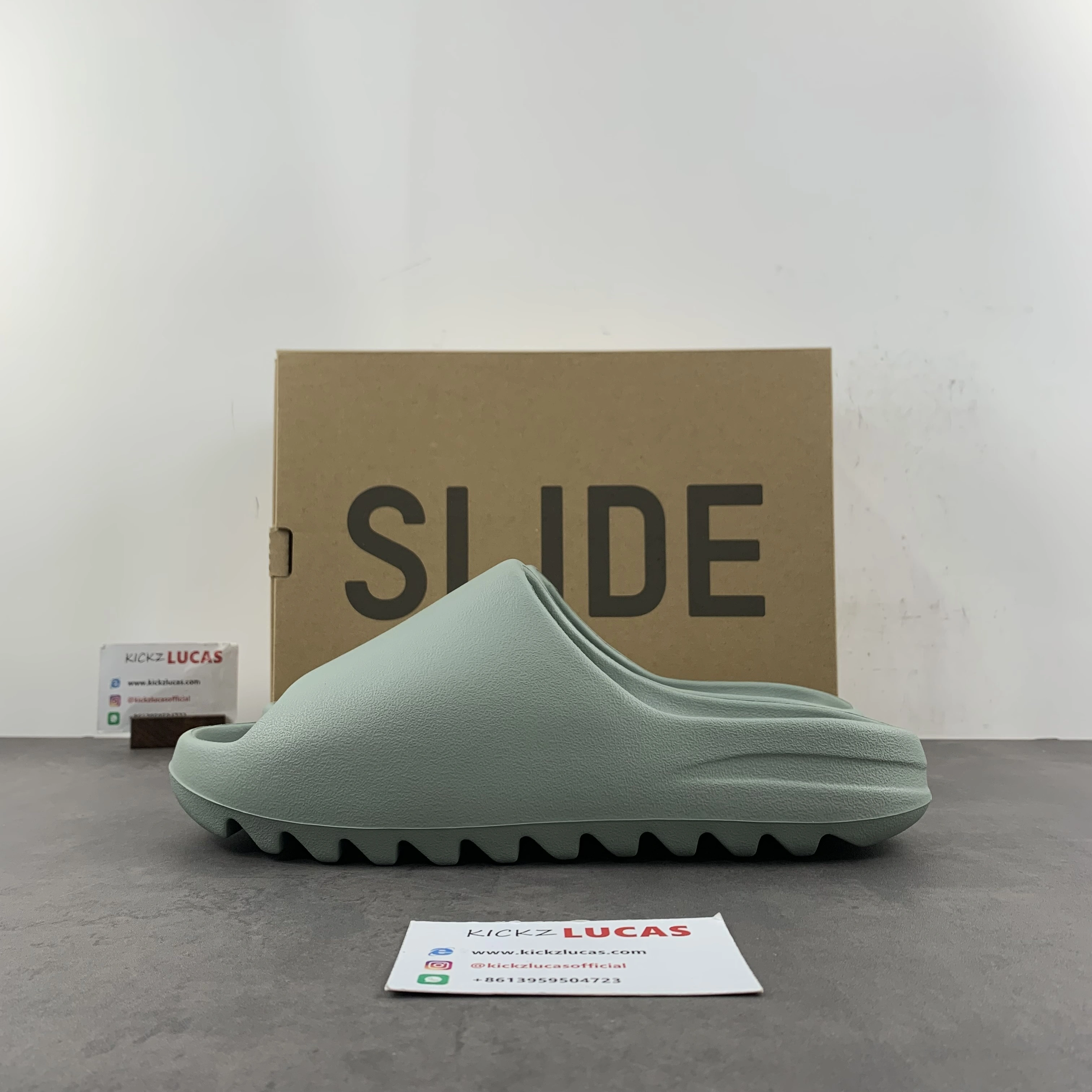 Vibrant Yeezy Slide Salt ID 2568