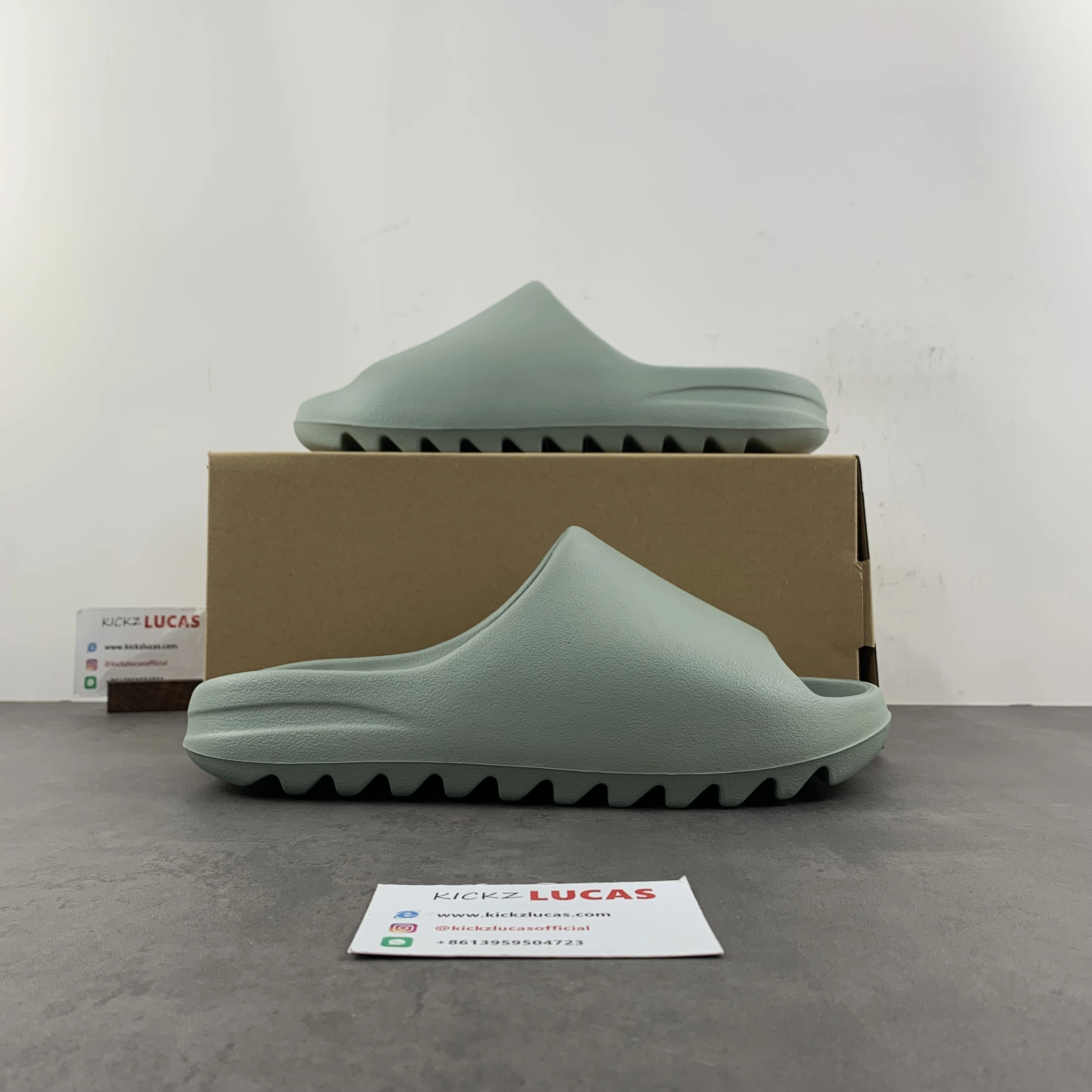 Vibrant Yeezy Slide Salt ID 2568