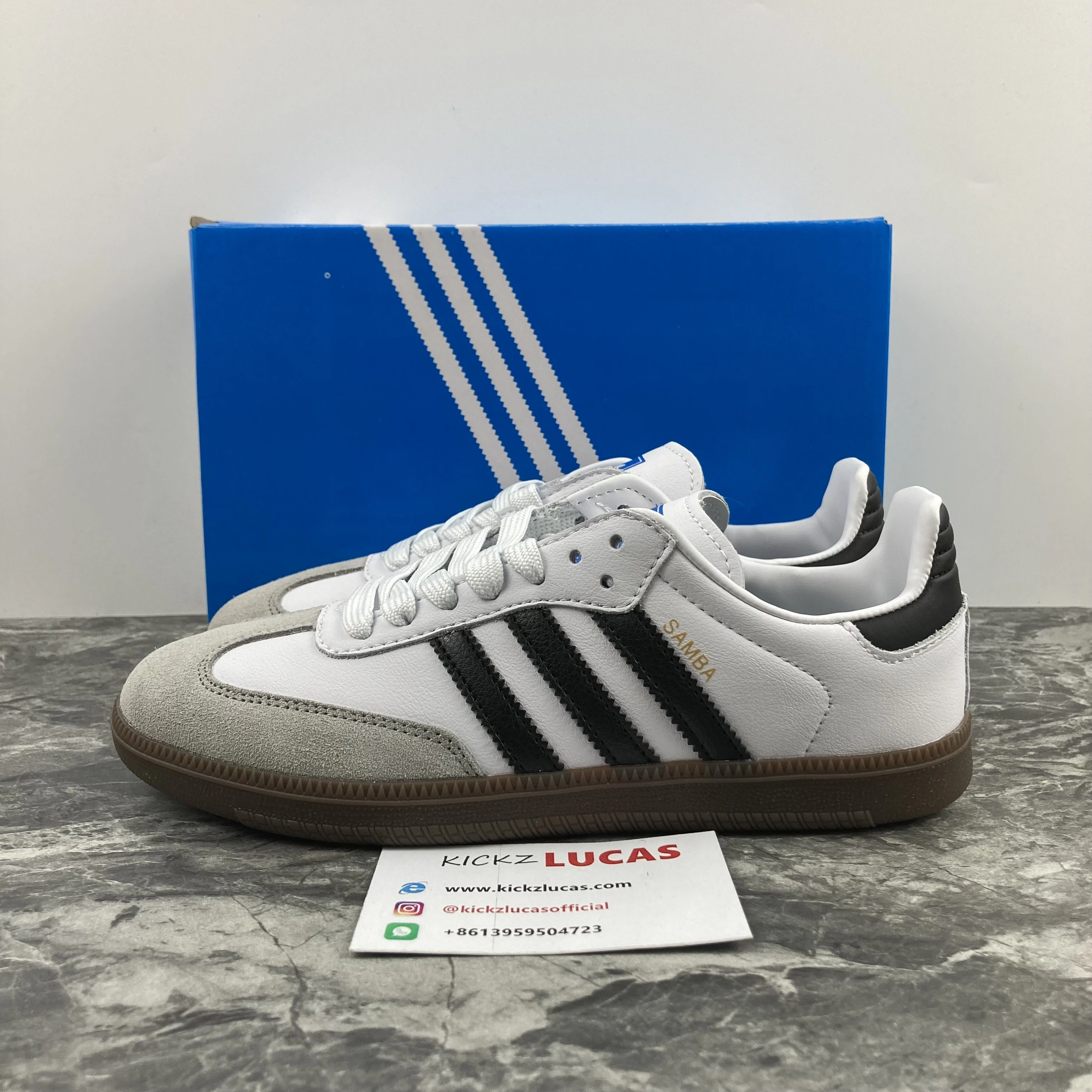adidas Samba OG Cloud White Core Black BZ0057 B TopPick 2803